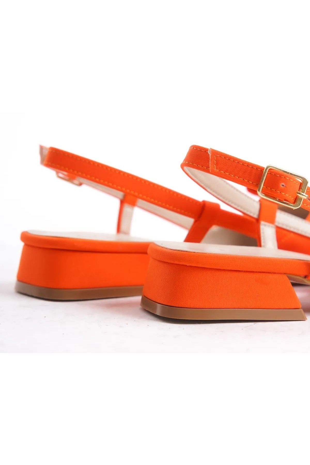 Kurdela Detaylı Arkası Açık Kadın Babet Ayakkabı - Görsel 8