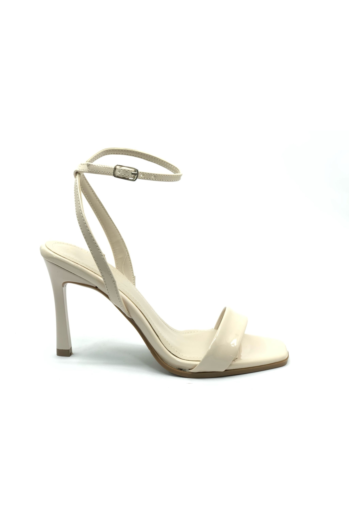 Bilekten Bağlamalı Tek Bant Kadın Topuklu Ayakkabı - Görsel 4