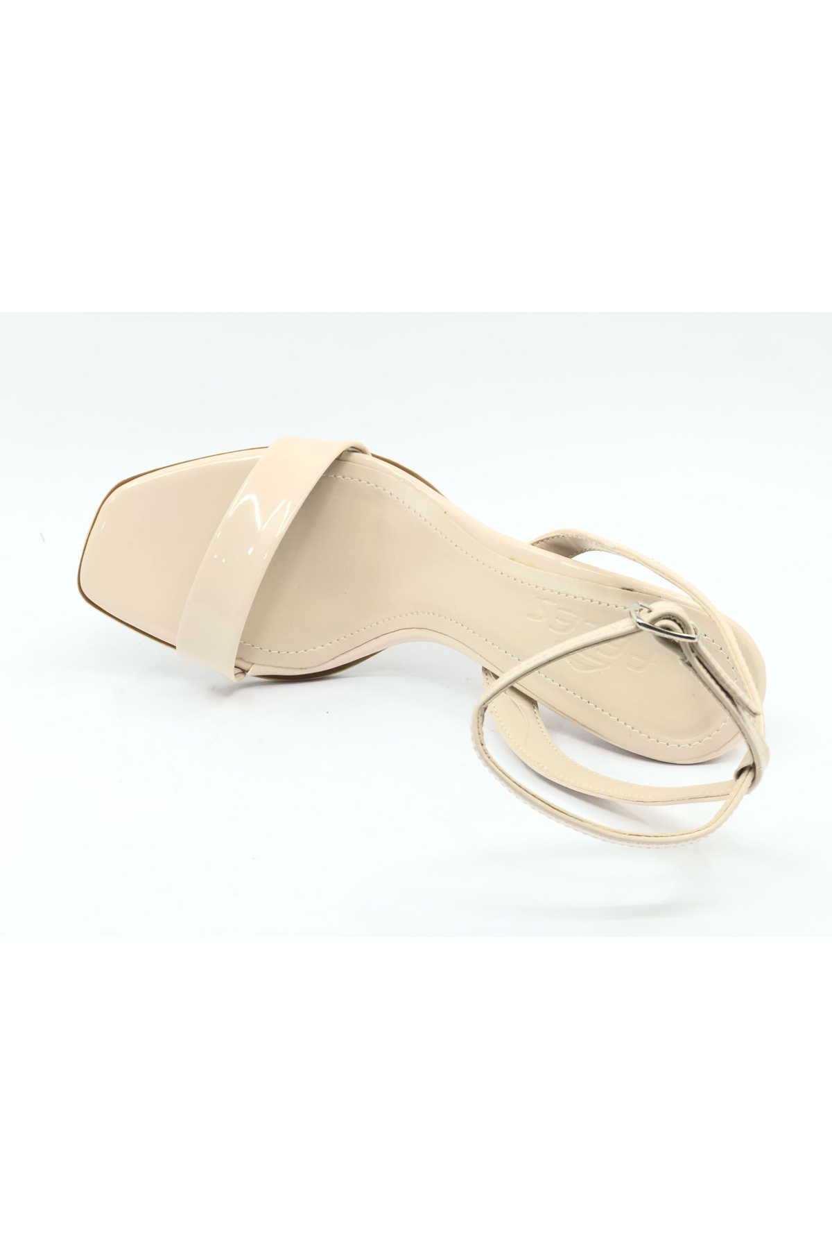 Bilekten Bağlamalı Tek Bant Kadın Topuklu Ayakkabı - Görsel 6