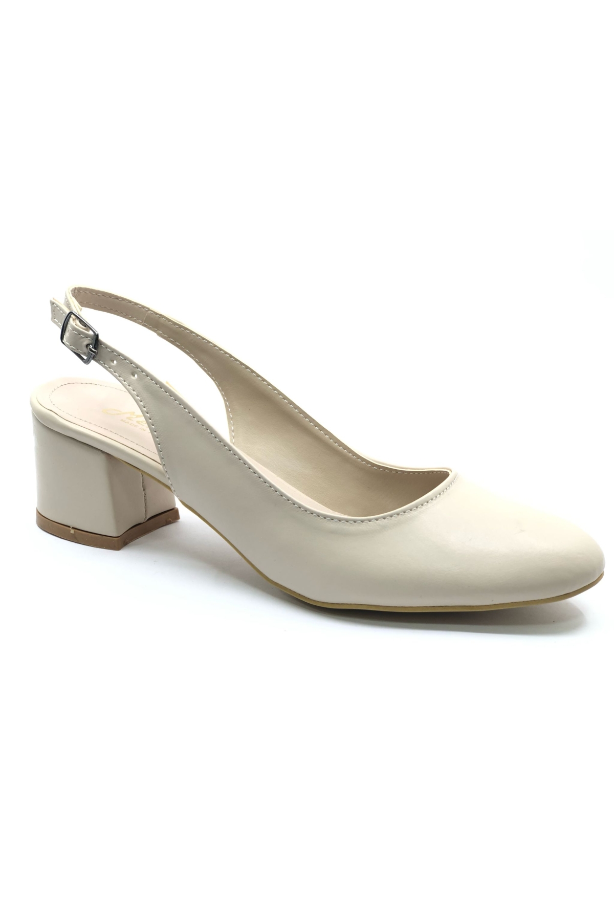 Arkası Açık Klasik Kadın Topuklu Ayakkabı - Görsel 2