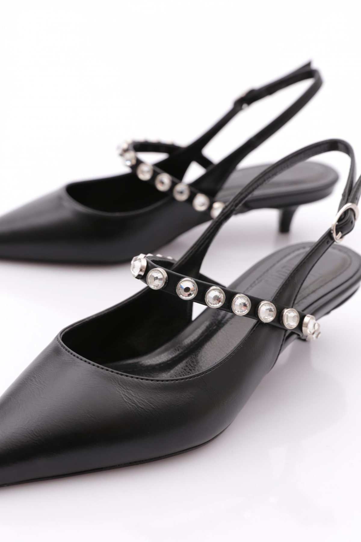 3053 Kadin Taşli Topuklu Ayakkabi - Görsel 5