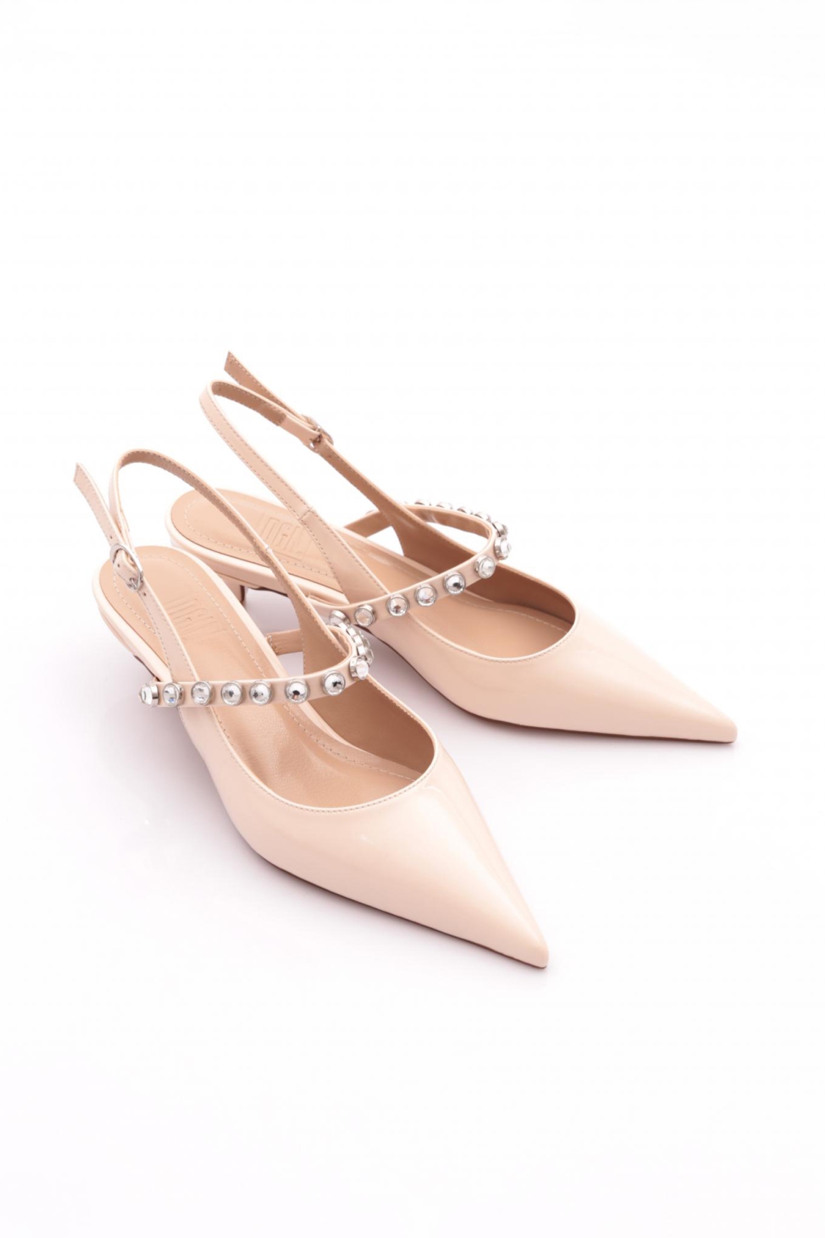 3053 Kadin Taşli Topuklu Ayakkabi - Görsel 3
