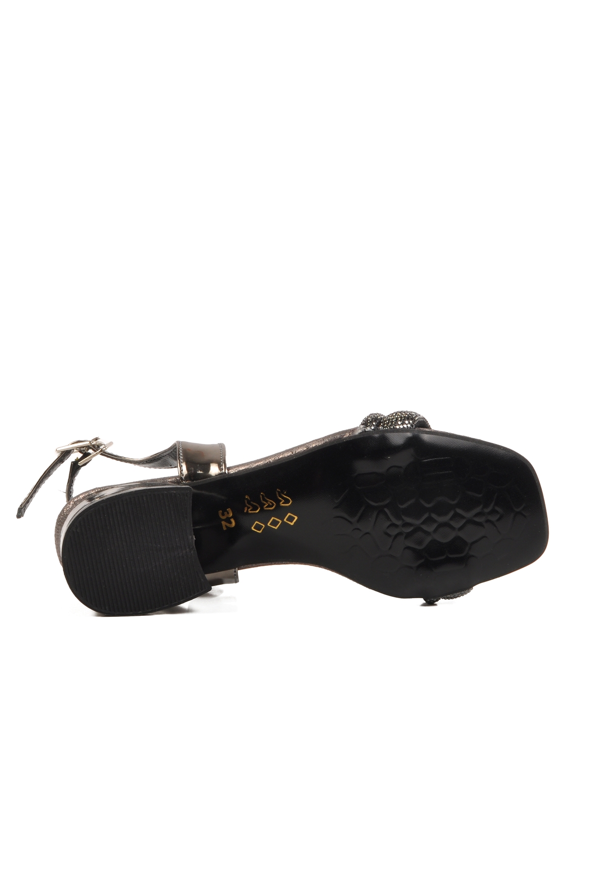 Platin Kız Çocuk Taşlı Sandalet 07 F - Görsel 6