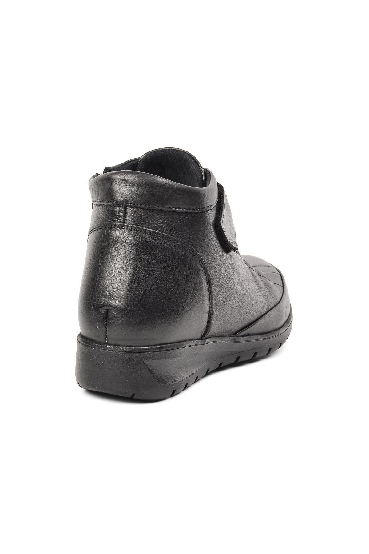 7118 Siyah Kadın Hakiki Deri Bot - Görsel 5