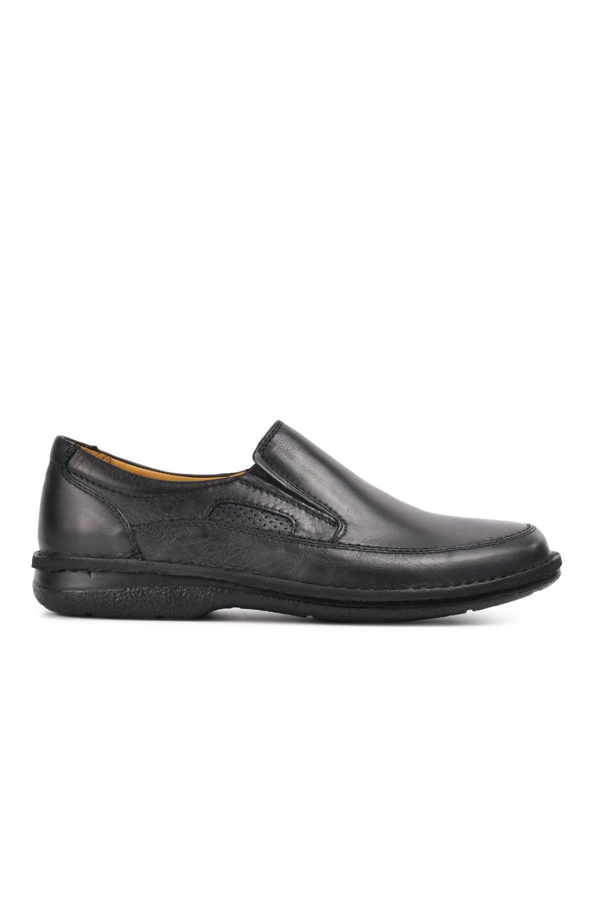 Dr. Flexer 816612 Siyah Erkek Hakiki Deri Slip On Ayakkabı - Görsel 3