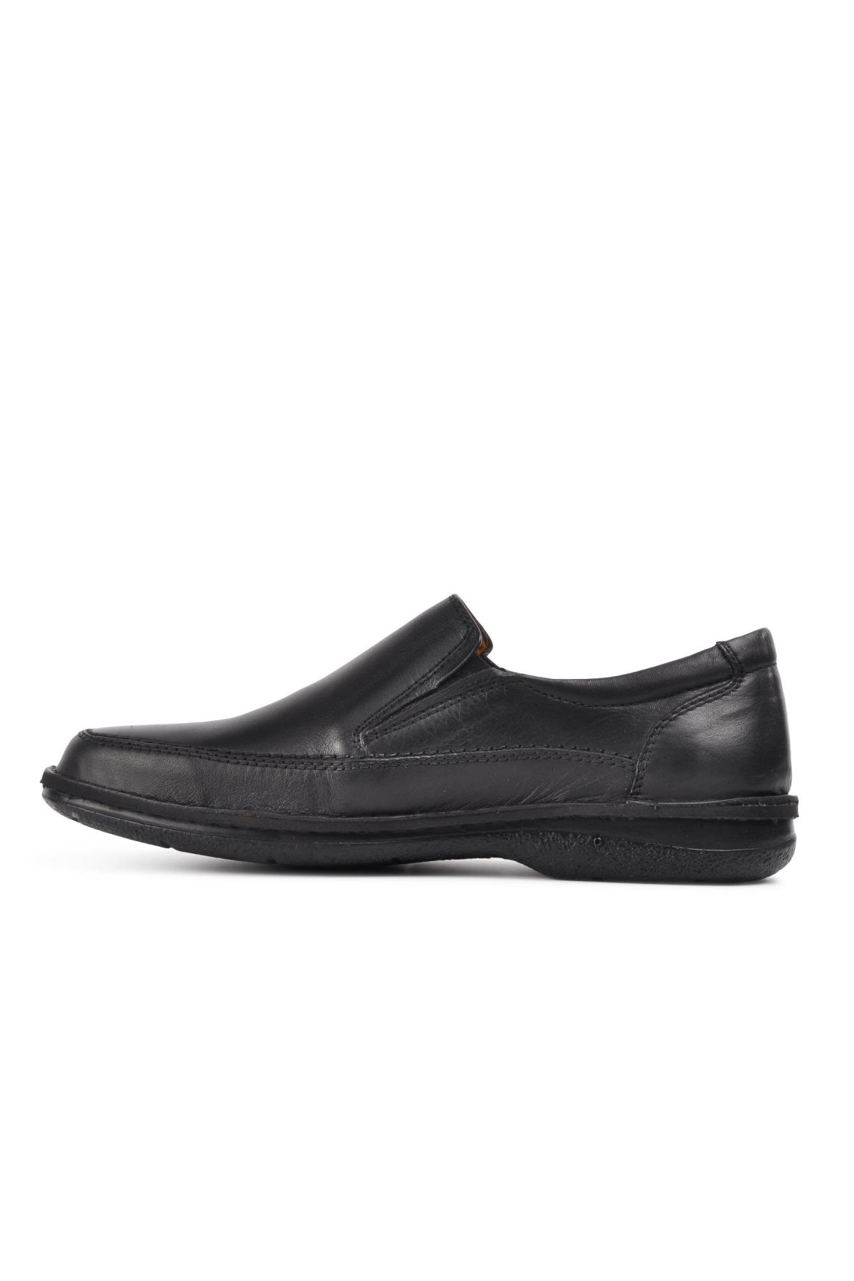 Dr. Flexer 816612 Siyah Erkek Hakiki Deri Slip On Ayakkabı - Görsel 4