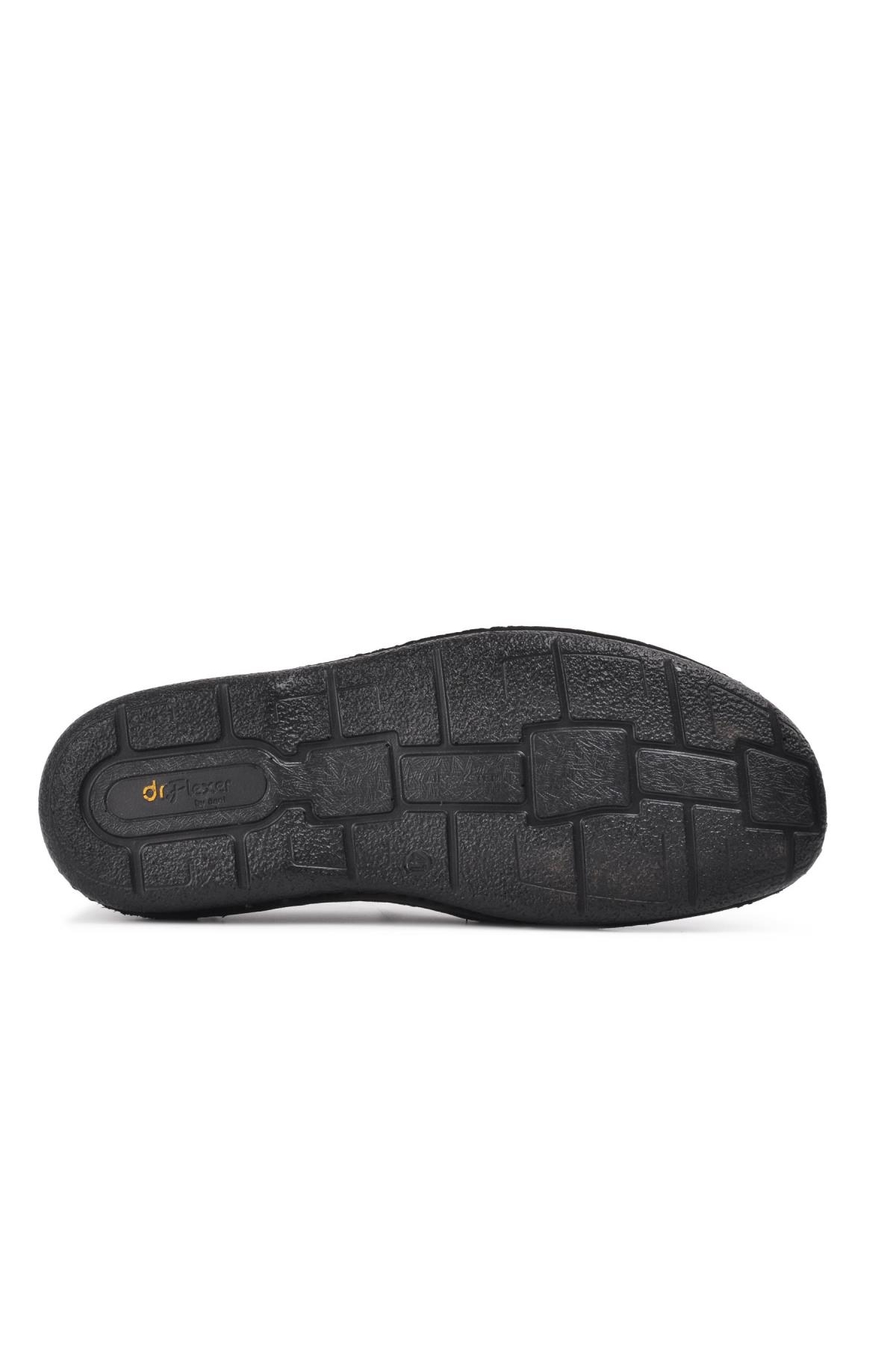 Dr. Flexer 816612 Siyah Erkek Hakiki Deri Slip On Ayakkabı - Görsel 5