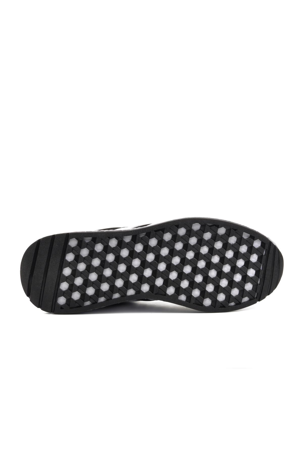 York Siyah-Beyaz Erkek Spor Ayakkabı - Görsel 6