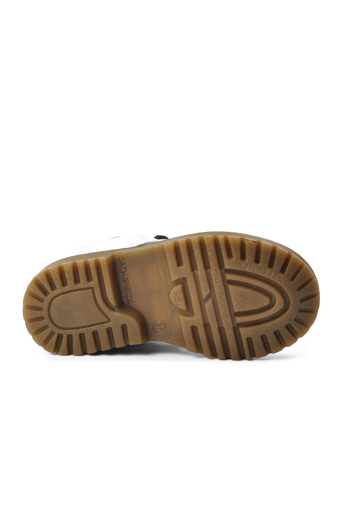 705-P Beyaz Simli Kız Çocuk Bot - Görsel 6