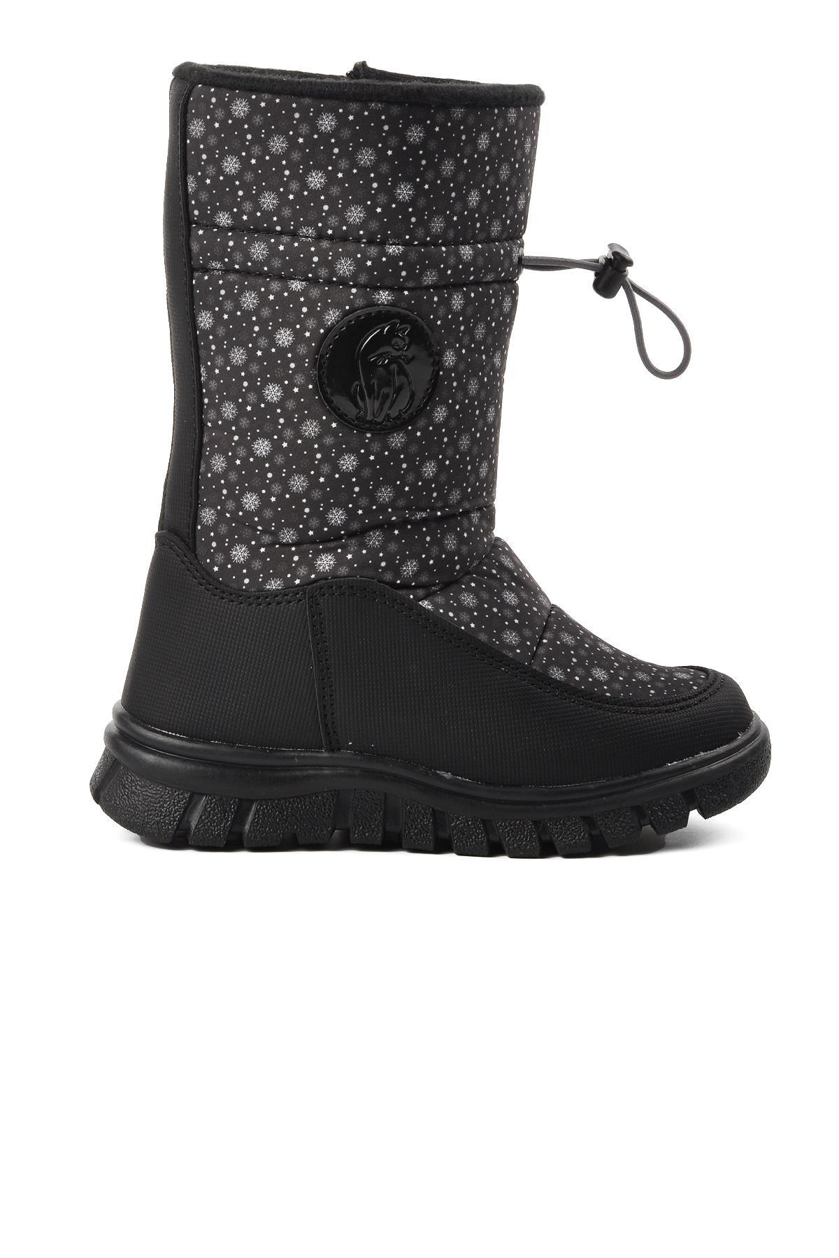 Maria-P Siyah Çocuk Kar Botu - Görsel 3
