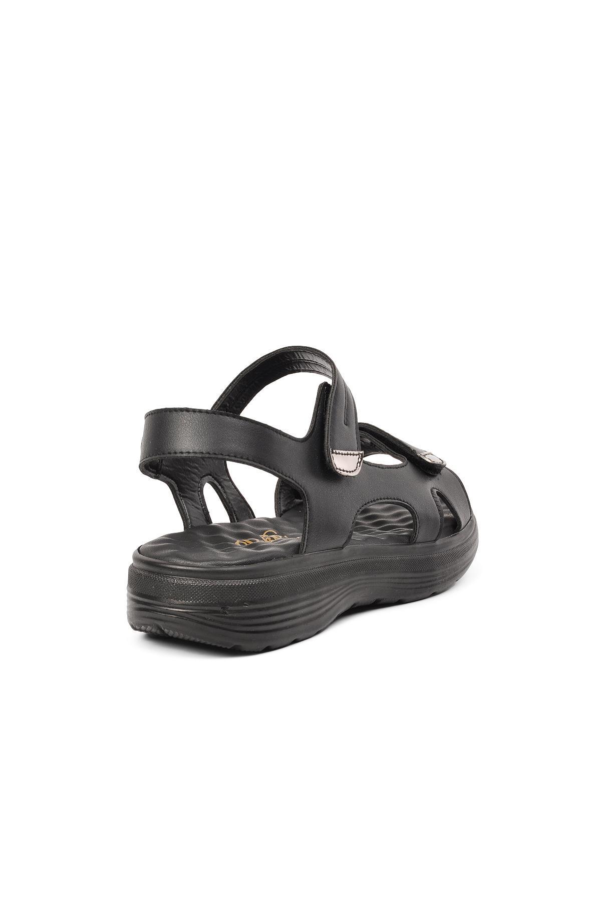 336 Siyah Kadın Sandalet - Görsel 5