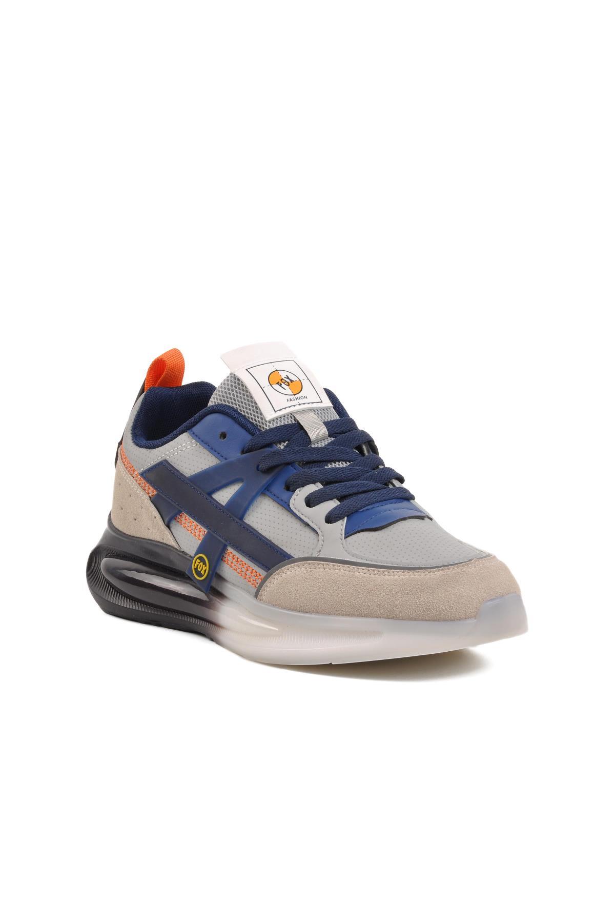 152-17202 Gri Erkek Sneaker - Görsel 2