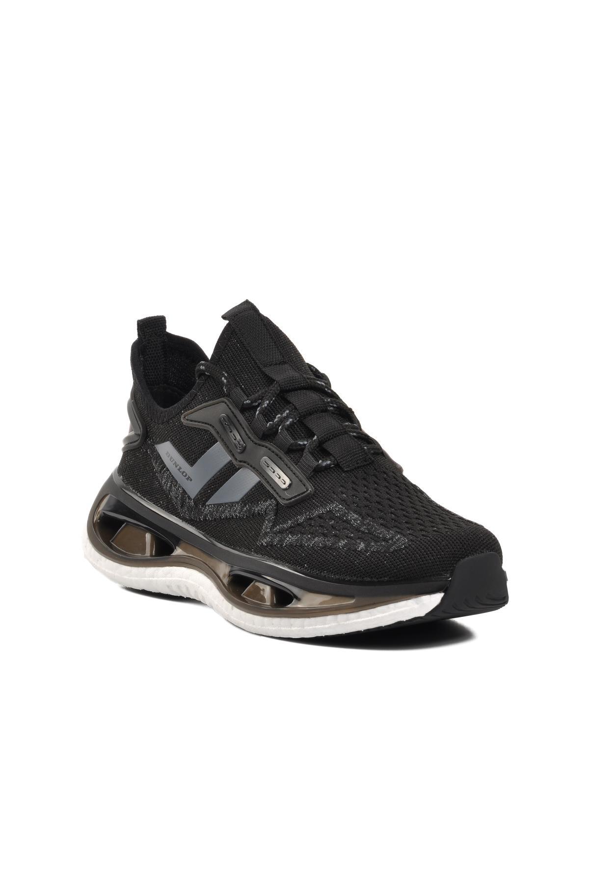 DNP-2356 Siyah Köpük Taban Kadın Spor Ayakkabı - Görsel 2