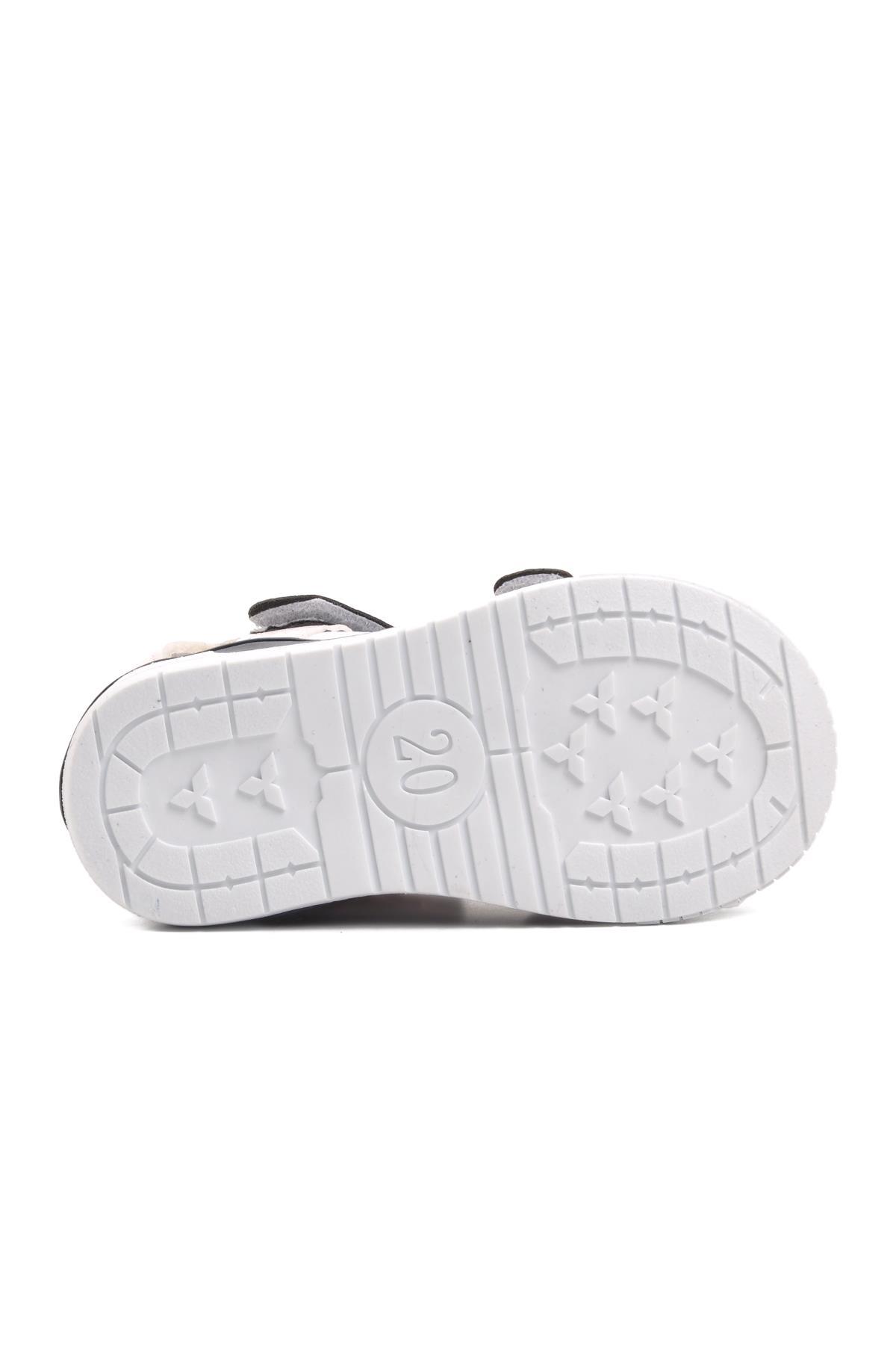 Arz 3200-B Beyaz-Kot Mavi Bebek Günlük Ayakkabı - Görsel 6