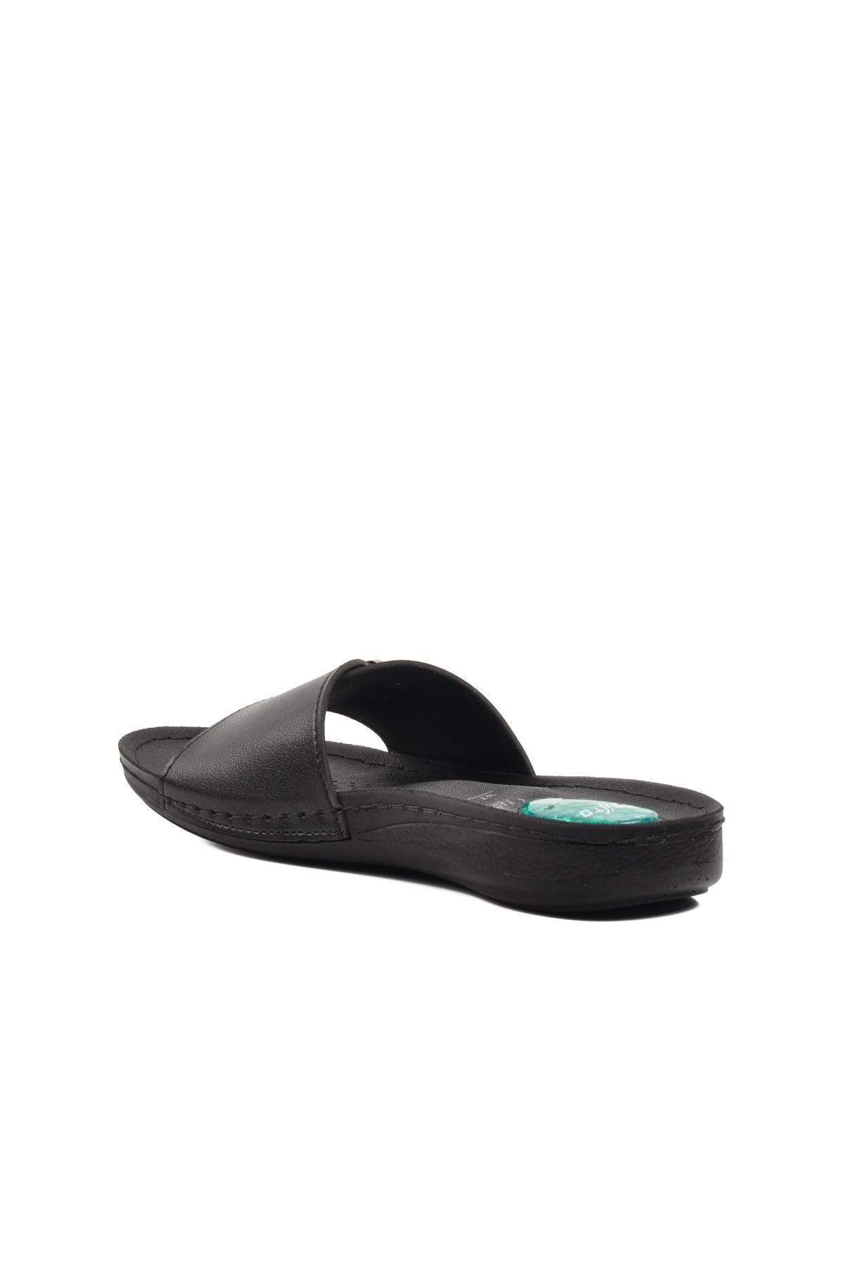 6811 Kadın Siyah Terlik - Görsel 5