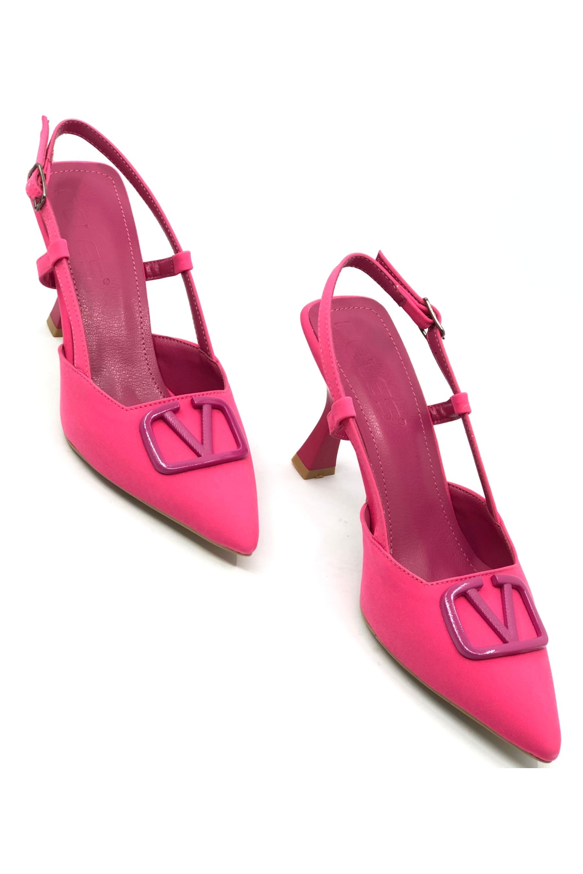 Zara V Toka Kadın Topuklu Ayakkabı - Görsel 3