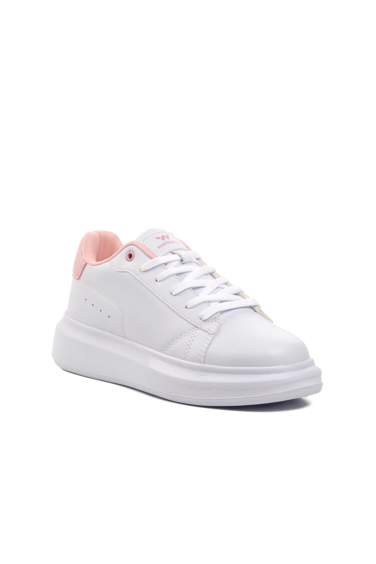 Nadia Beyaz-Pudra Kadın Sneaker - Görsel 2