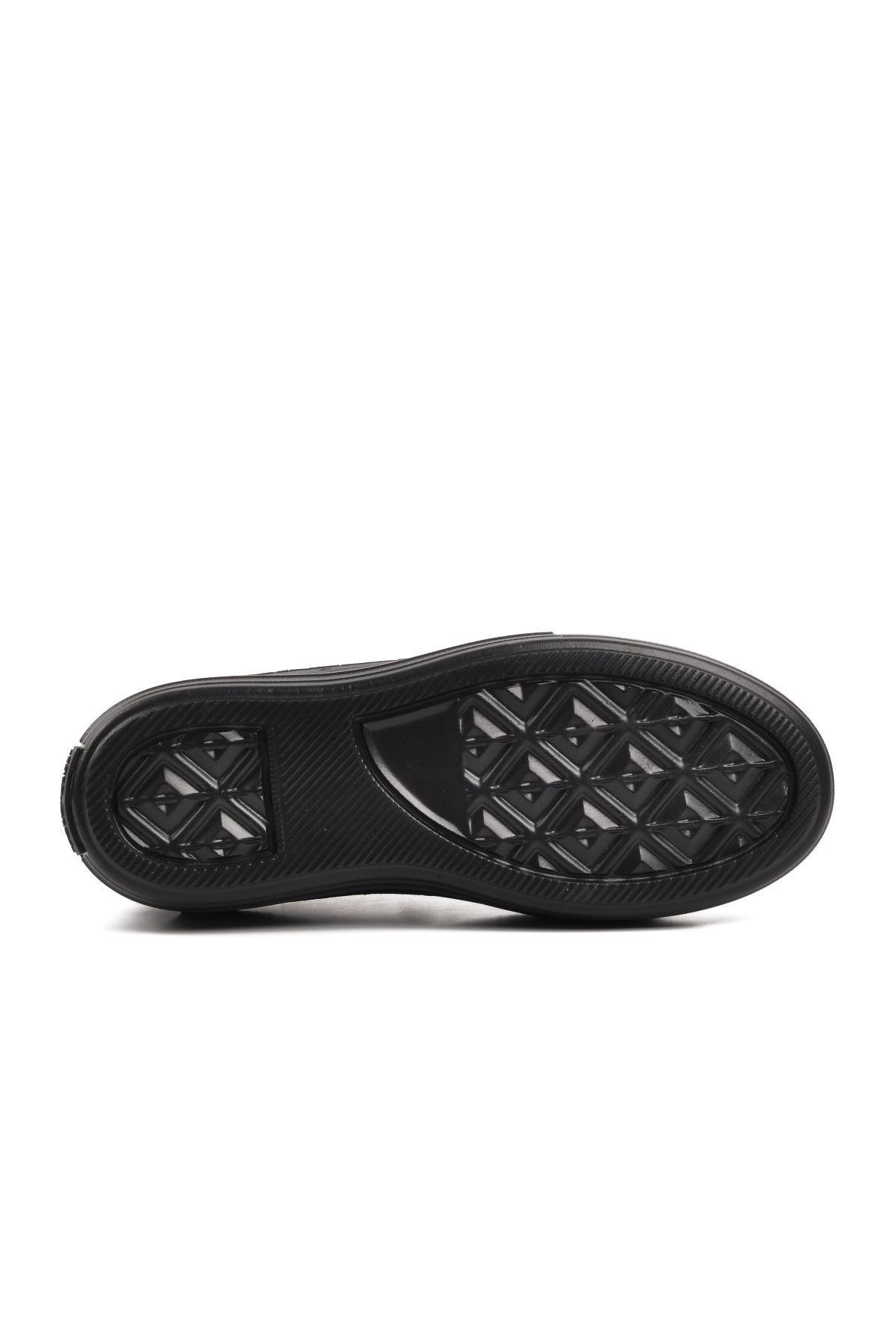 Po-30088 Siyah Kadın Sneaker - Görsel 6