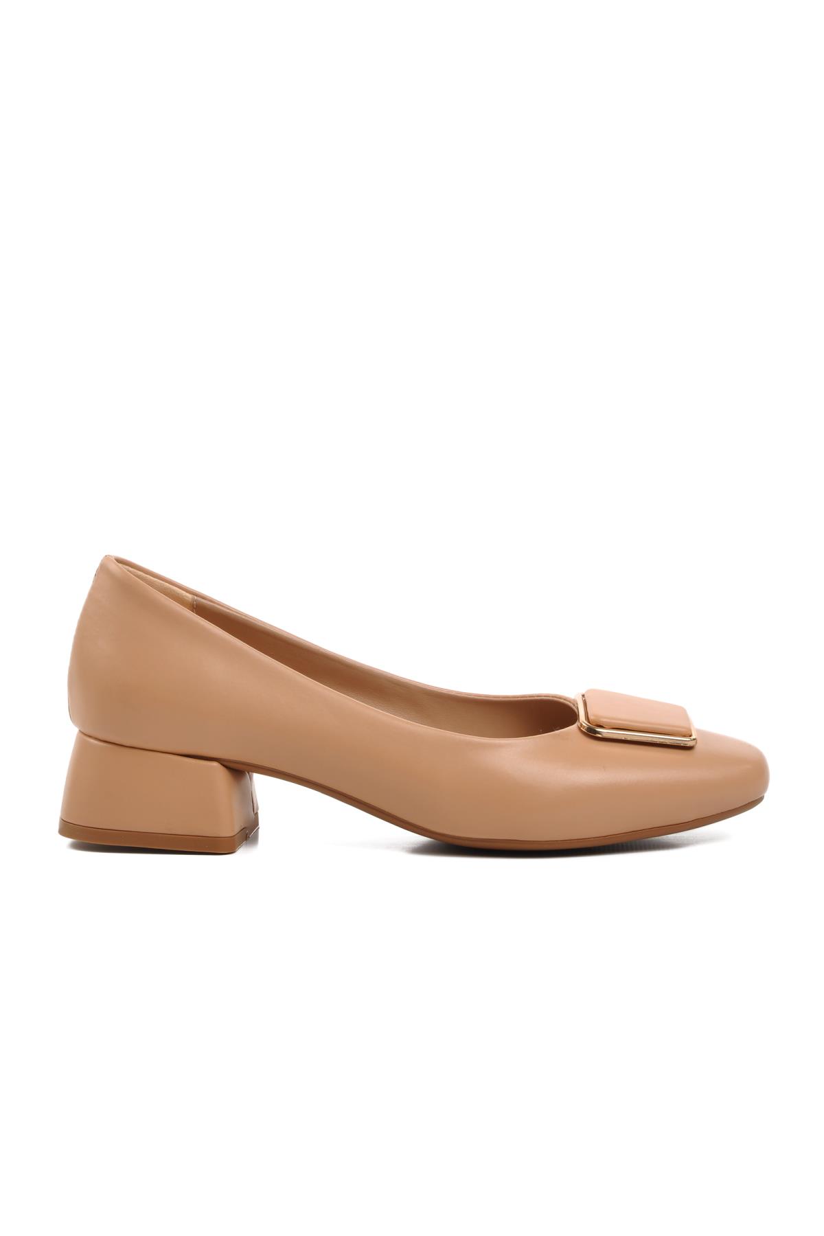 289208 Nude Kadın Topuklu Ayakkabı - Görsel 3