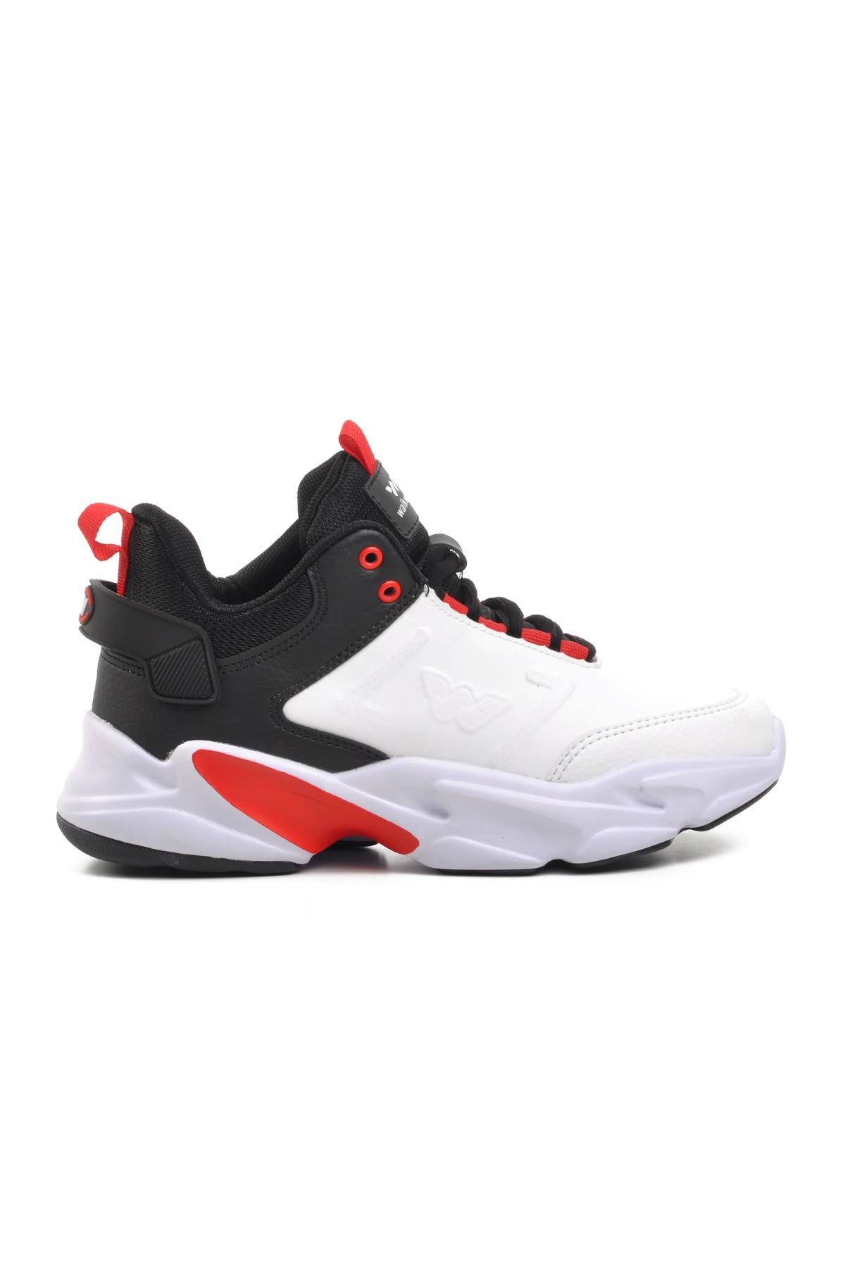 Slam Dunk Beyaz Bağcıklı Unisex Basketbol Ayakkabısı - Görsel 3
