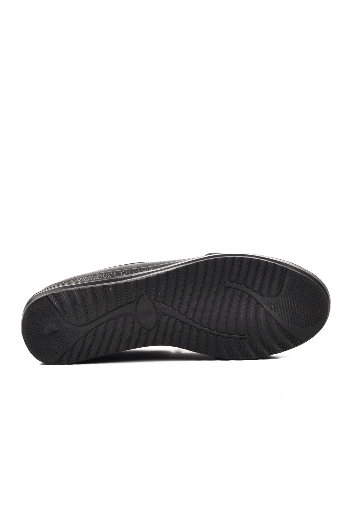 029 Siyah Simli Kadın Günlük Ayakkabı - Görsel 6
