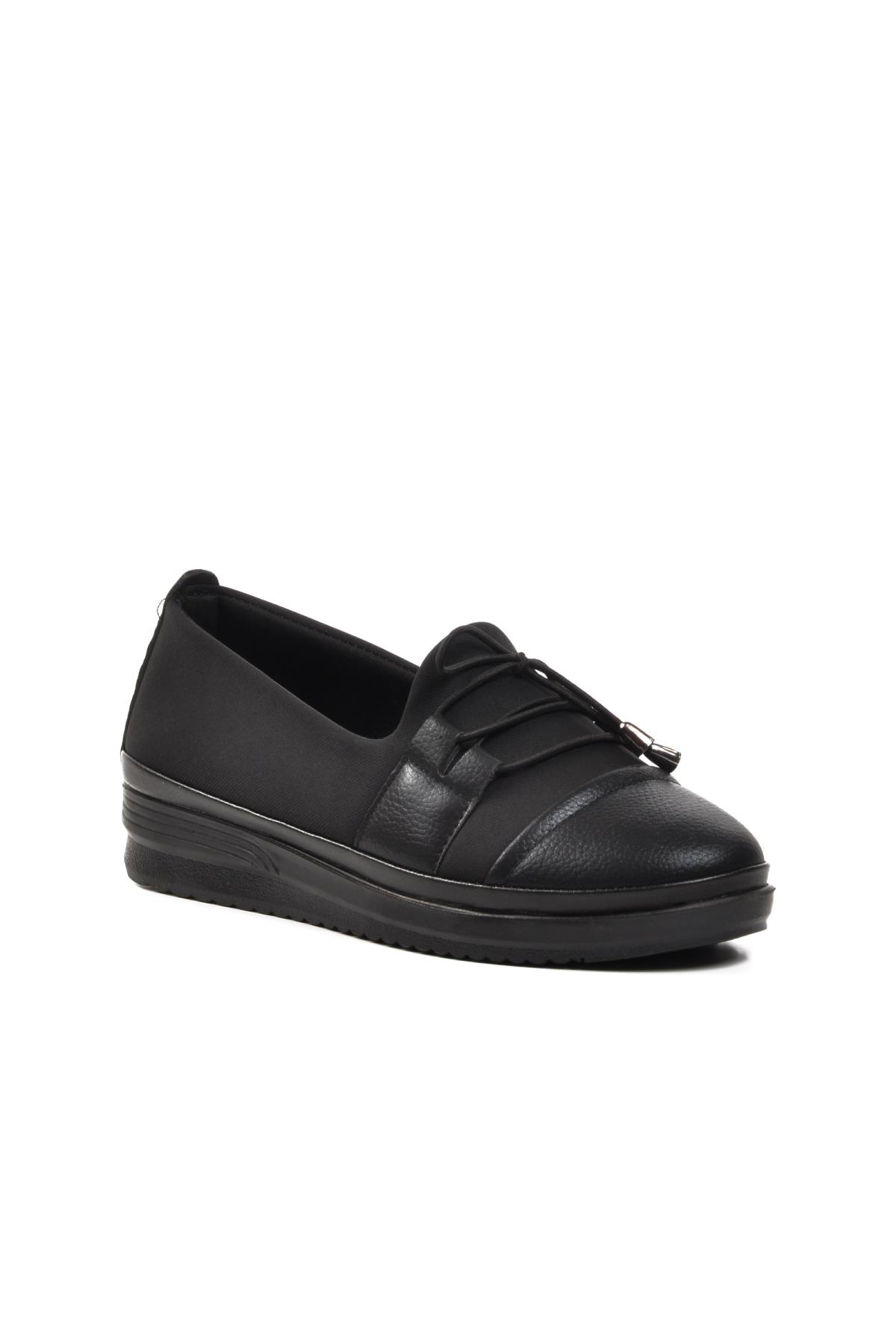 026 Siyah Simli Kadın Günlük Ayakkabı - Görsel 2