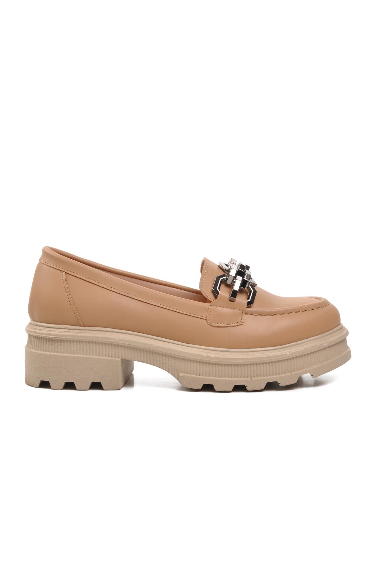 572327 Nude Kadın Casual Ayakkabı - Görsel 3