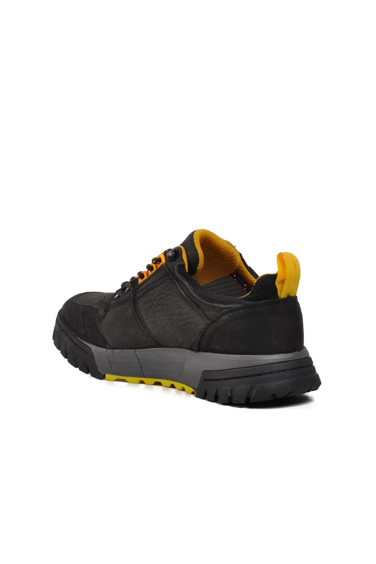 152-18497 Siyah Hakiki Deri Erkek Casual Ayakkabı - Görsel 7