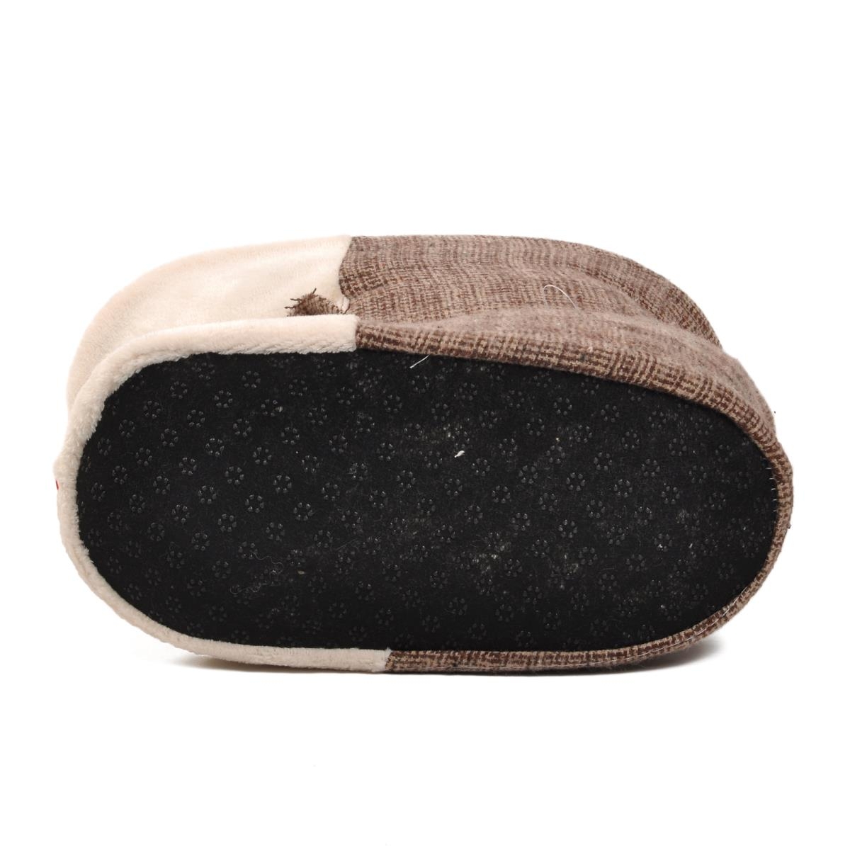 Köpekli Kahve-Bej Kadın Panduf - Görsel 3