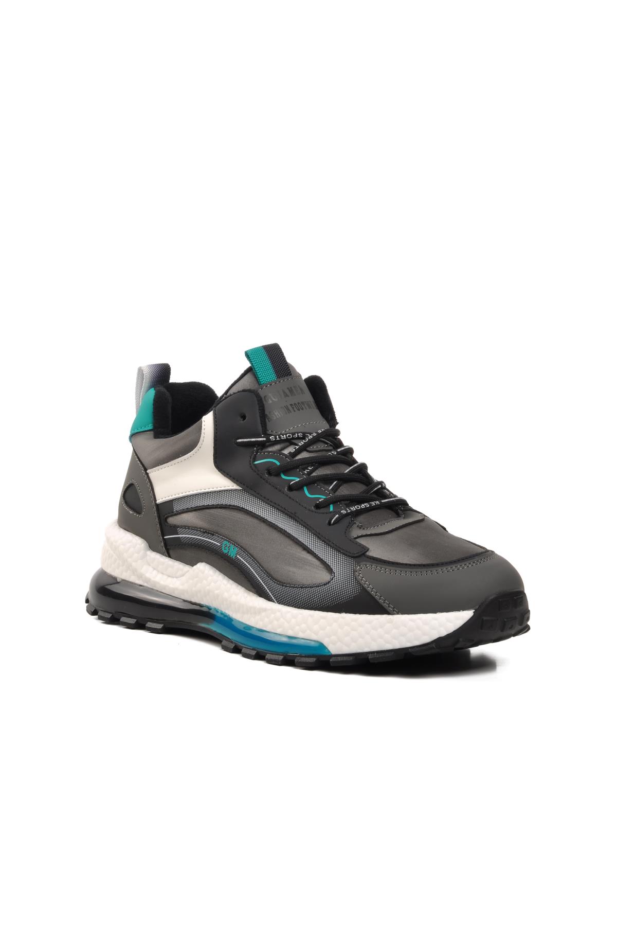 23K523-2 Gri Erkek Spor Ayakkabı - Görsel 4