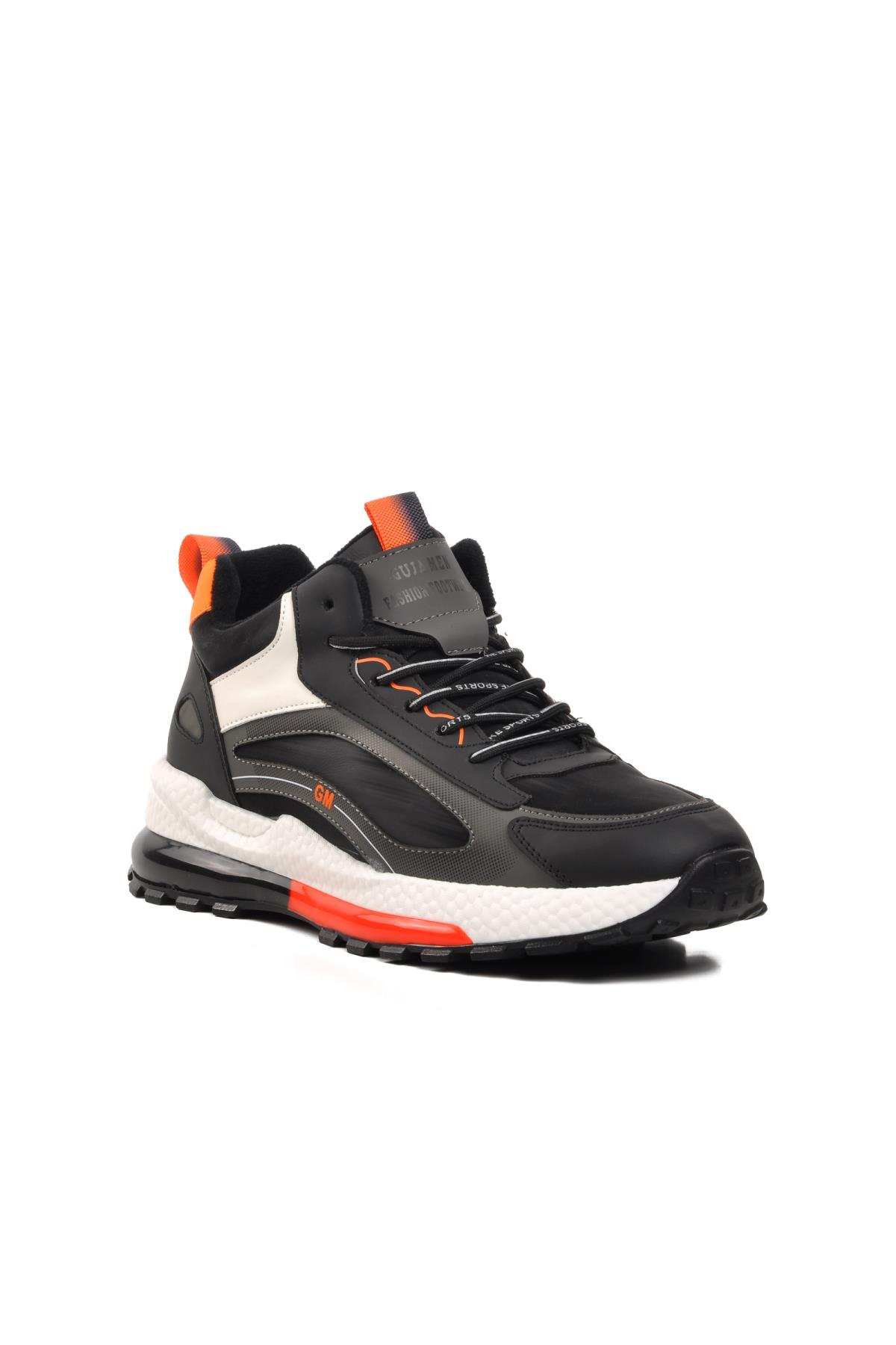 23K523-2 Siyah Erkek Sneaker - Görsel 4