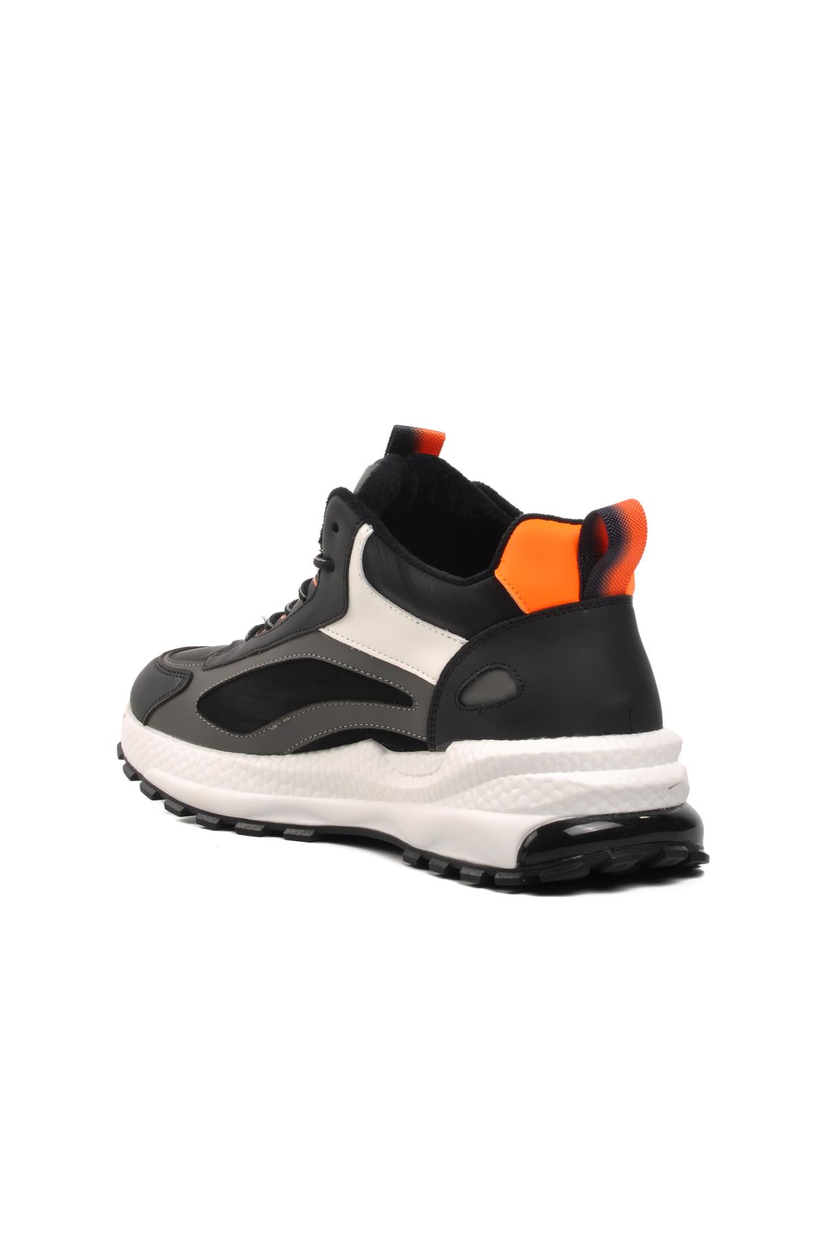 23K523-2 Siyah Erkek Sneaker - Görsel 11