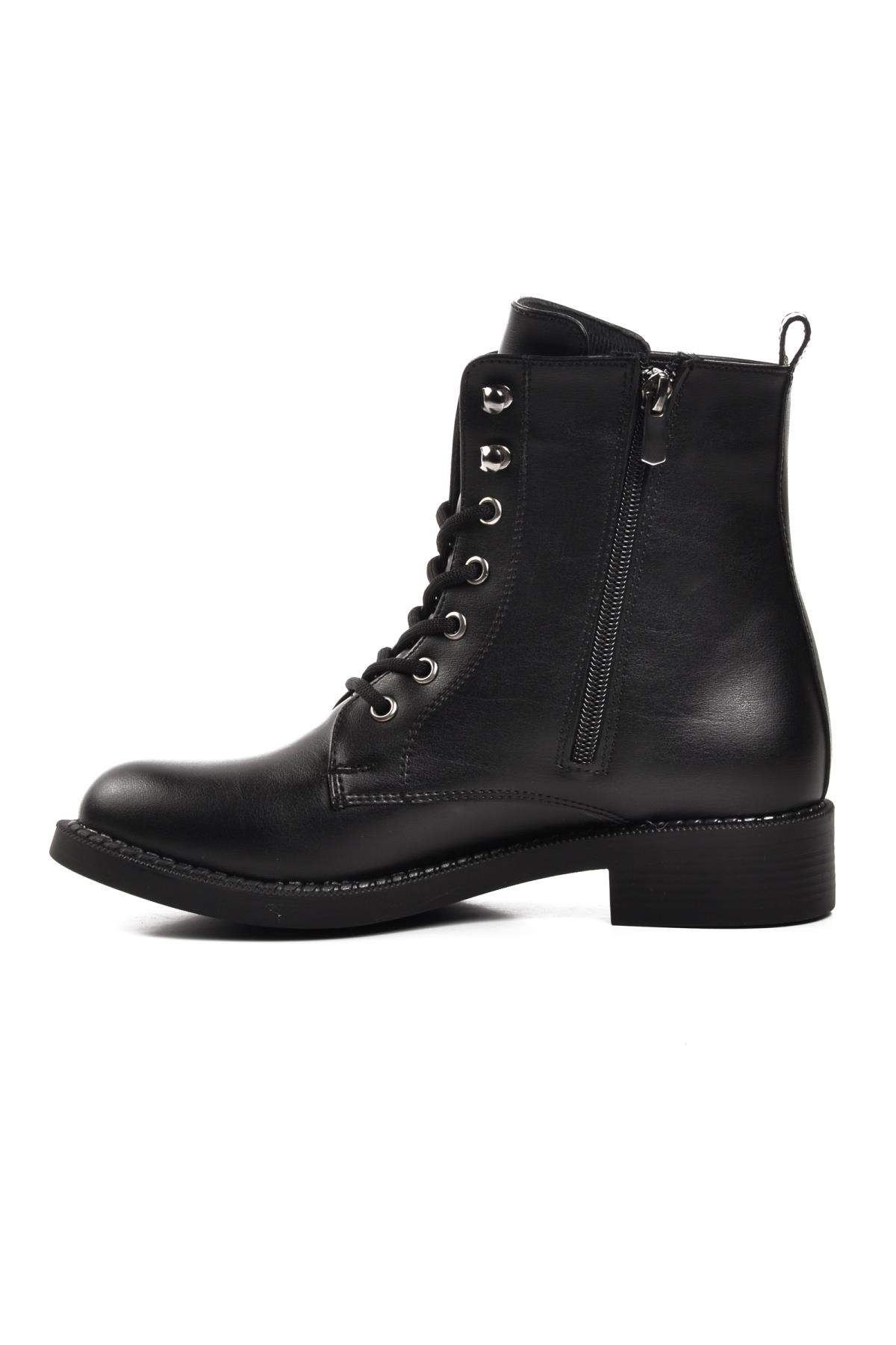 224540 Siyah İçi Polarlı Kadın Bot - Görsel 4