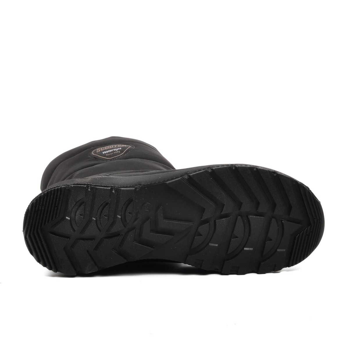 Z7447 Tekstil Siyah İçi Kürklü Su Geçirmez Kadın Kar Botu - Görsel 3