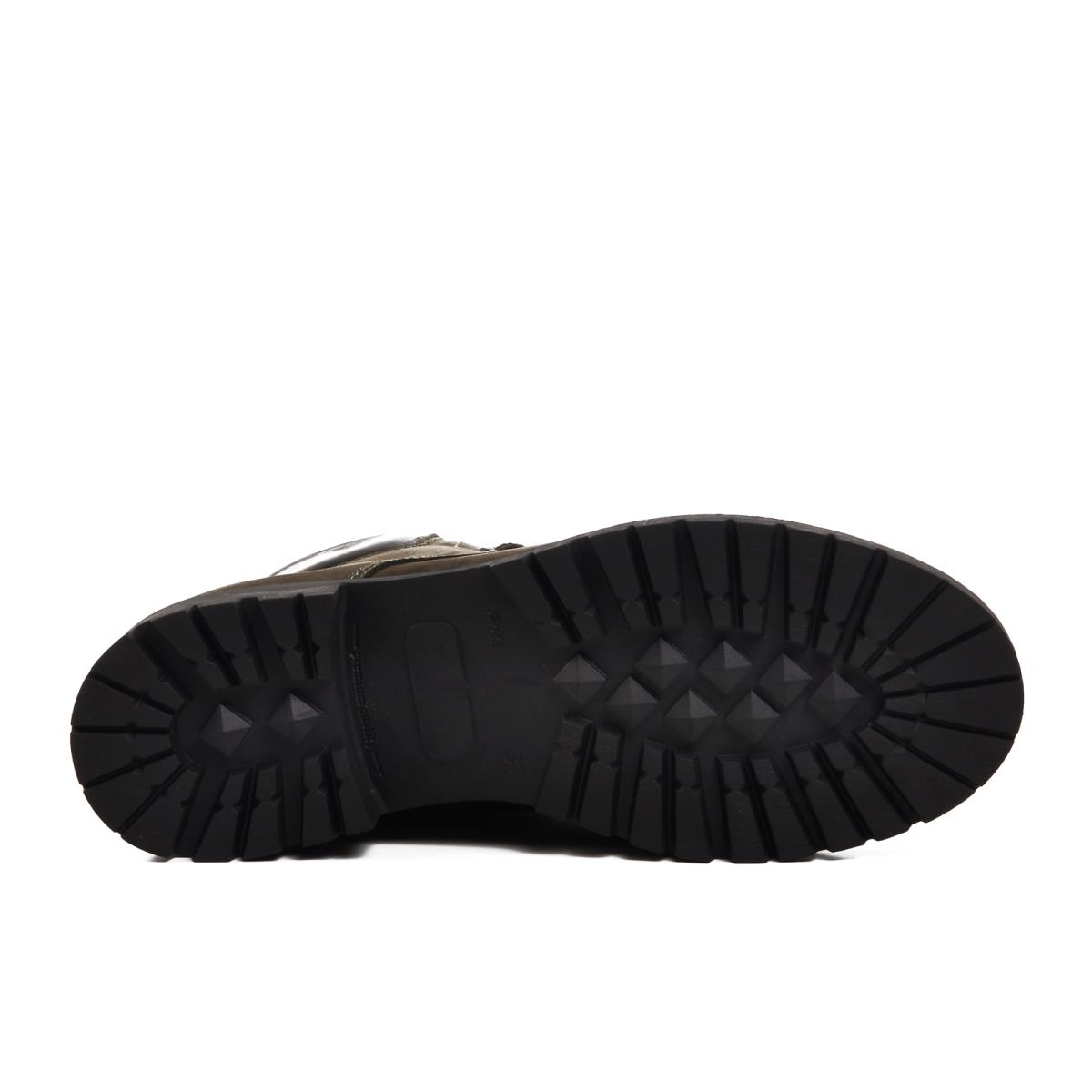 90001-9 Haki İçi Polarlı Hakiki Deri Unisex Bot - Görsel 3