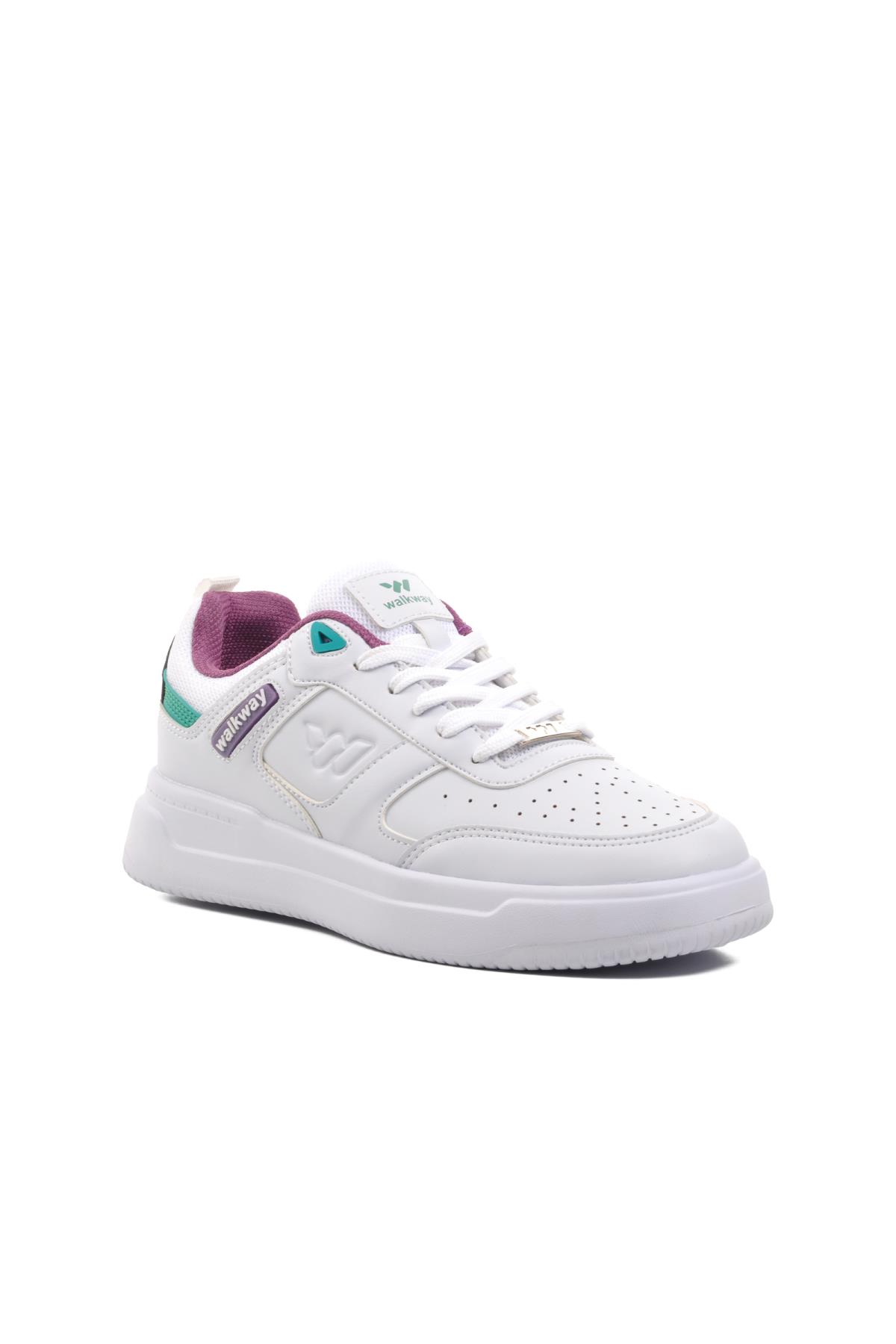 Berry Beyaz-Mor Unisex Sneaker - Görsel 2