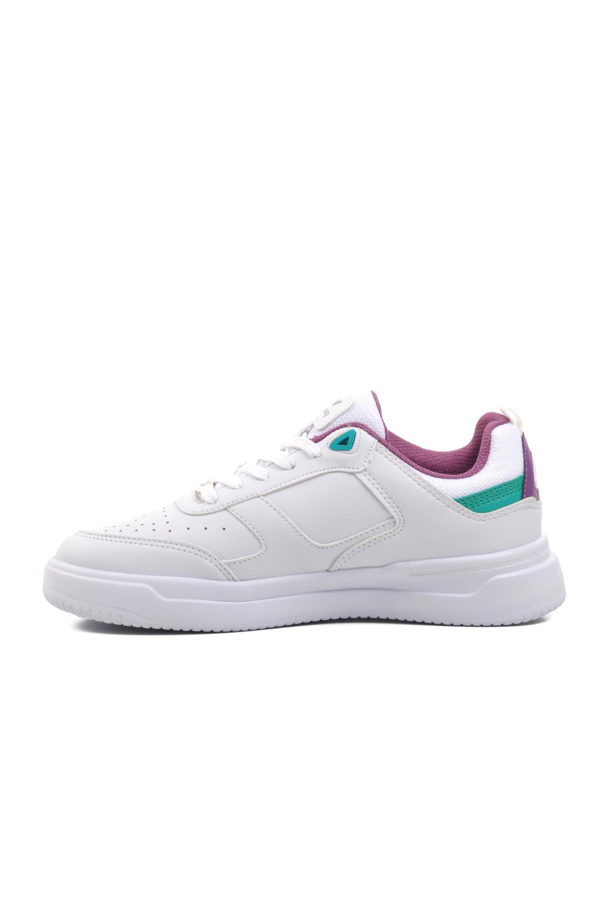 Berry Beyaz-Mor Unisex Sneaker - Görsel 4