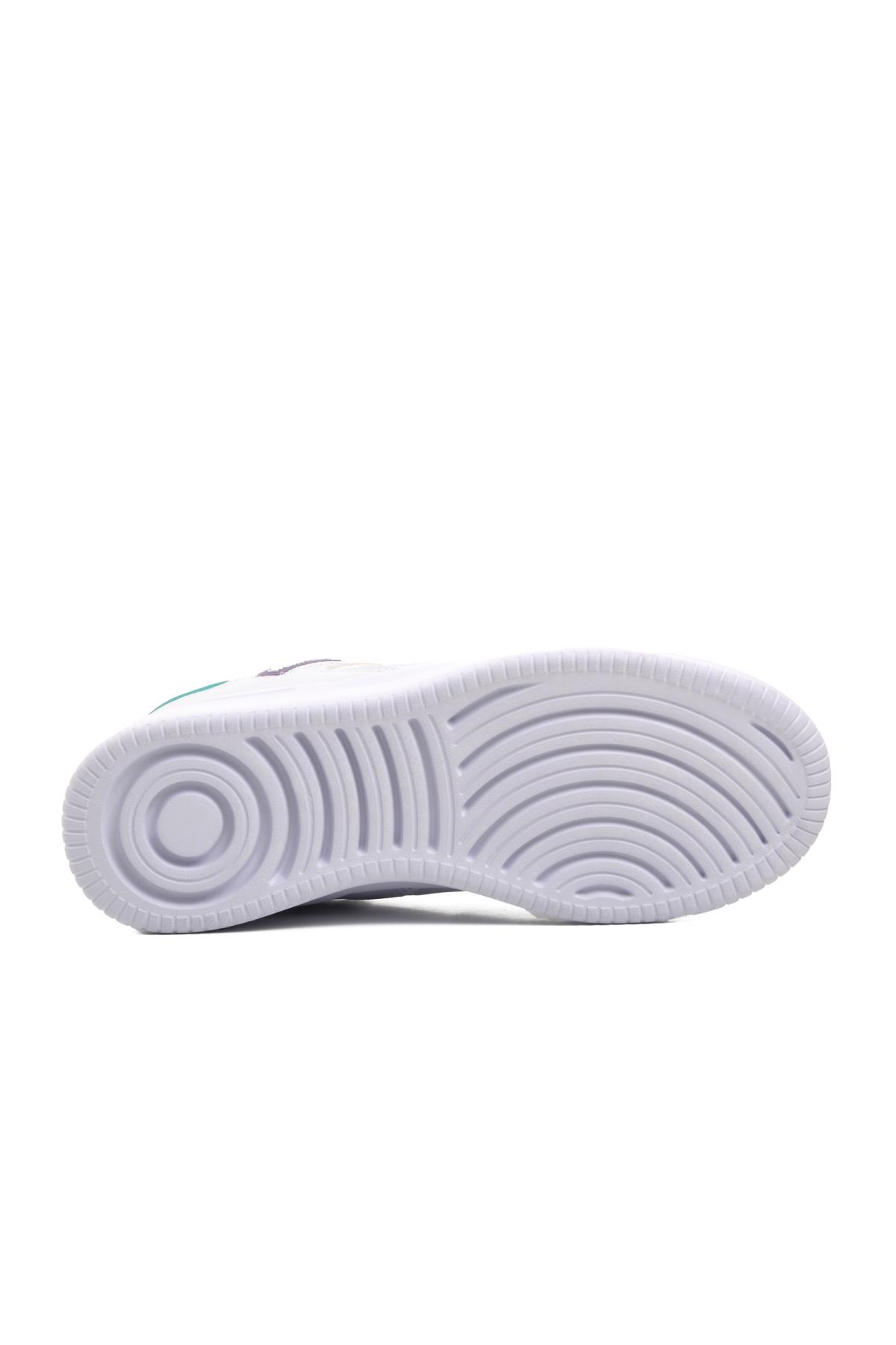 Berry Beyaz-Mor Unisex Sneaker - Görsel 6
