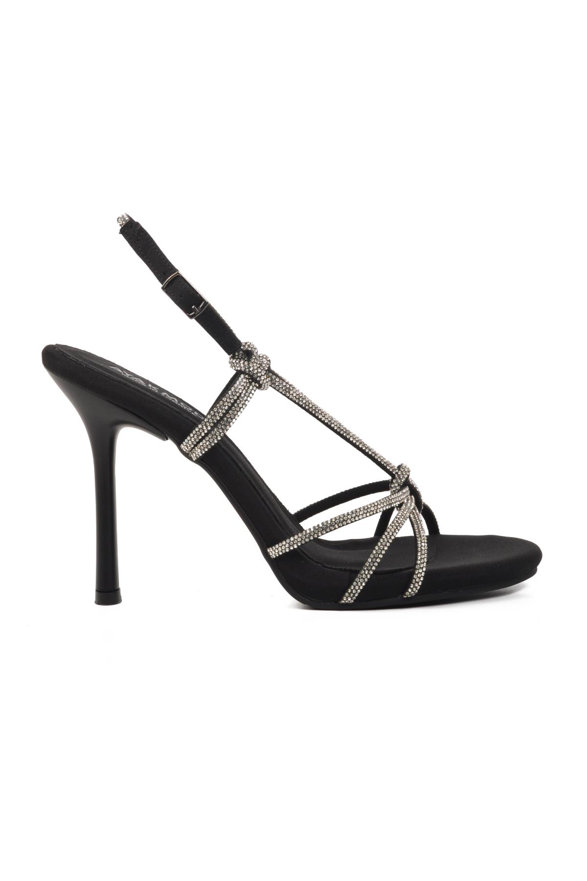 543119 Siyah Kadın Abiye Ayakkabı - Görsel 6