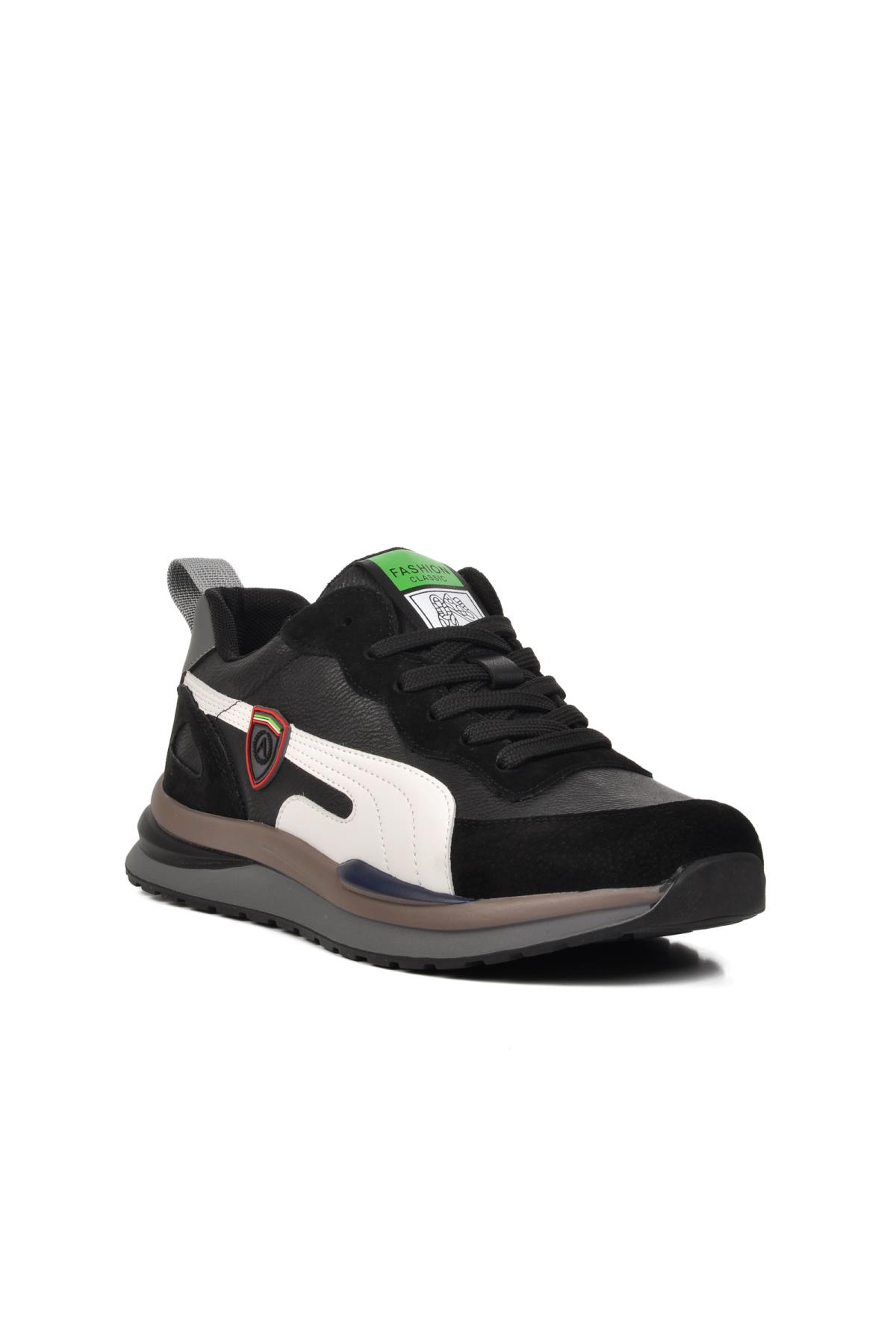 24Y565 Siyah Erkek Sneaker - Görsel 2