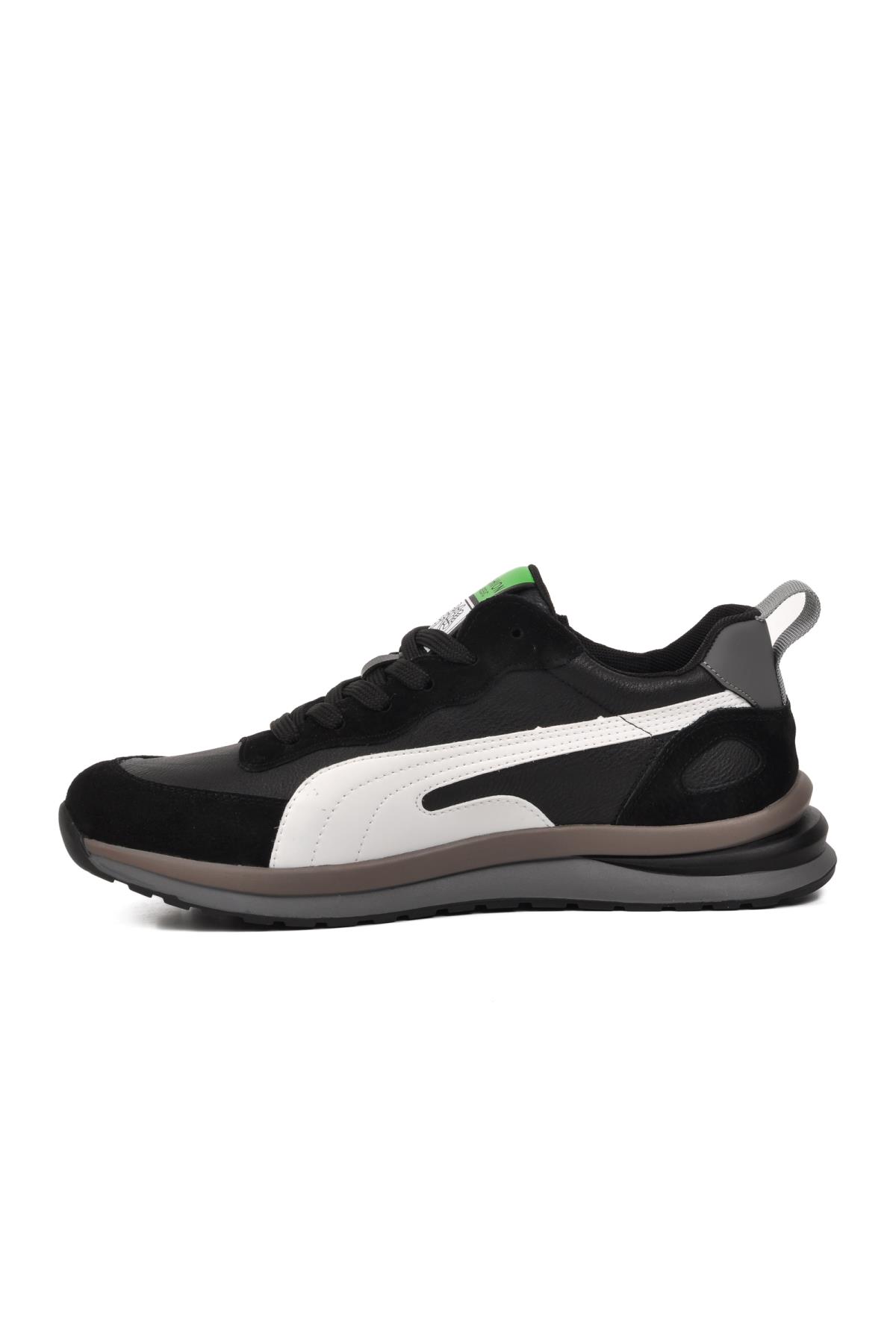 24Y565 Siyah Erkek Sneaker - Görsel 5