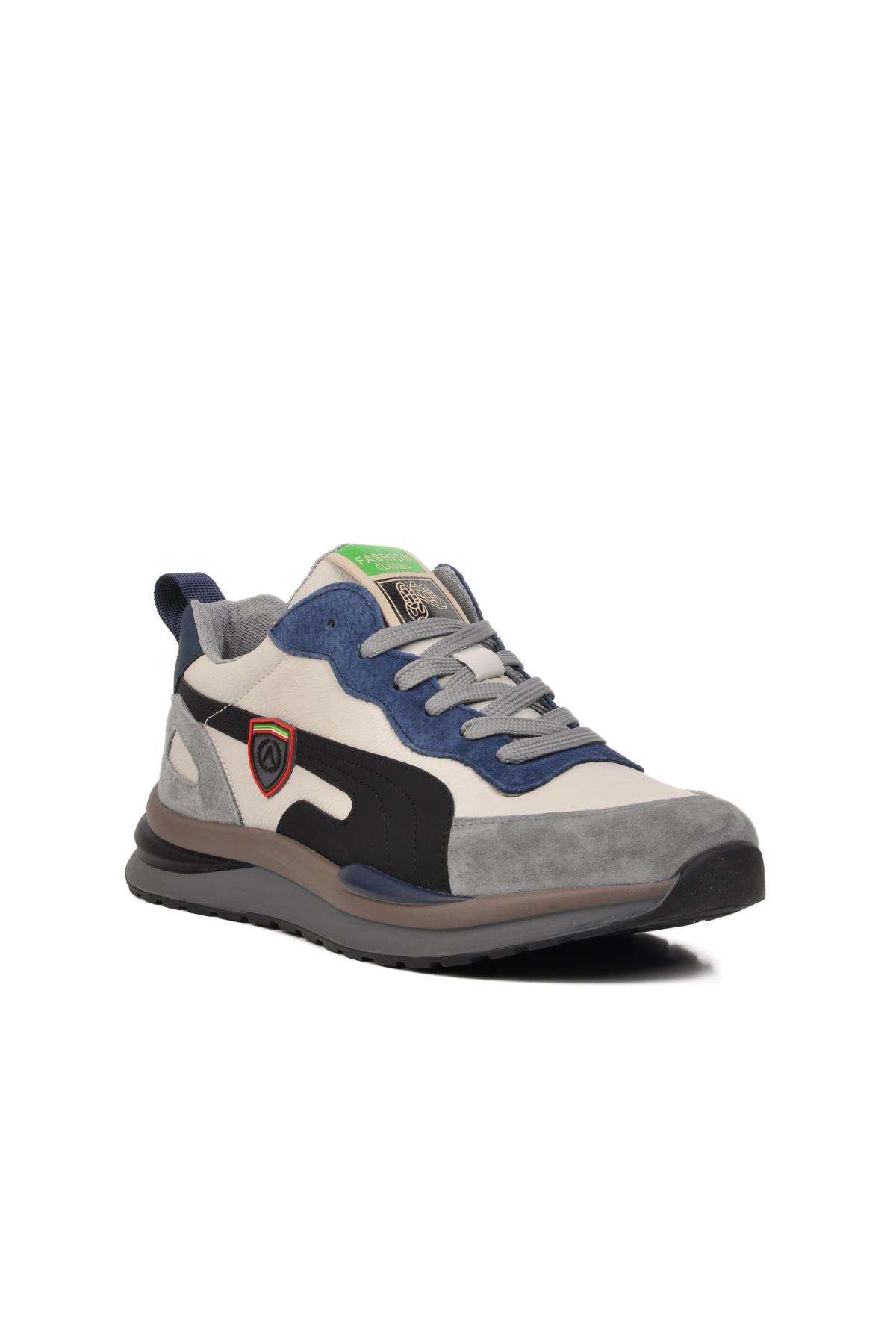 24Y565 Beyaz Erkek Sneaker - Görsel 4