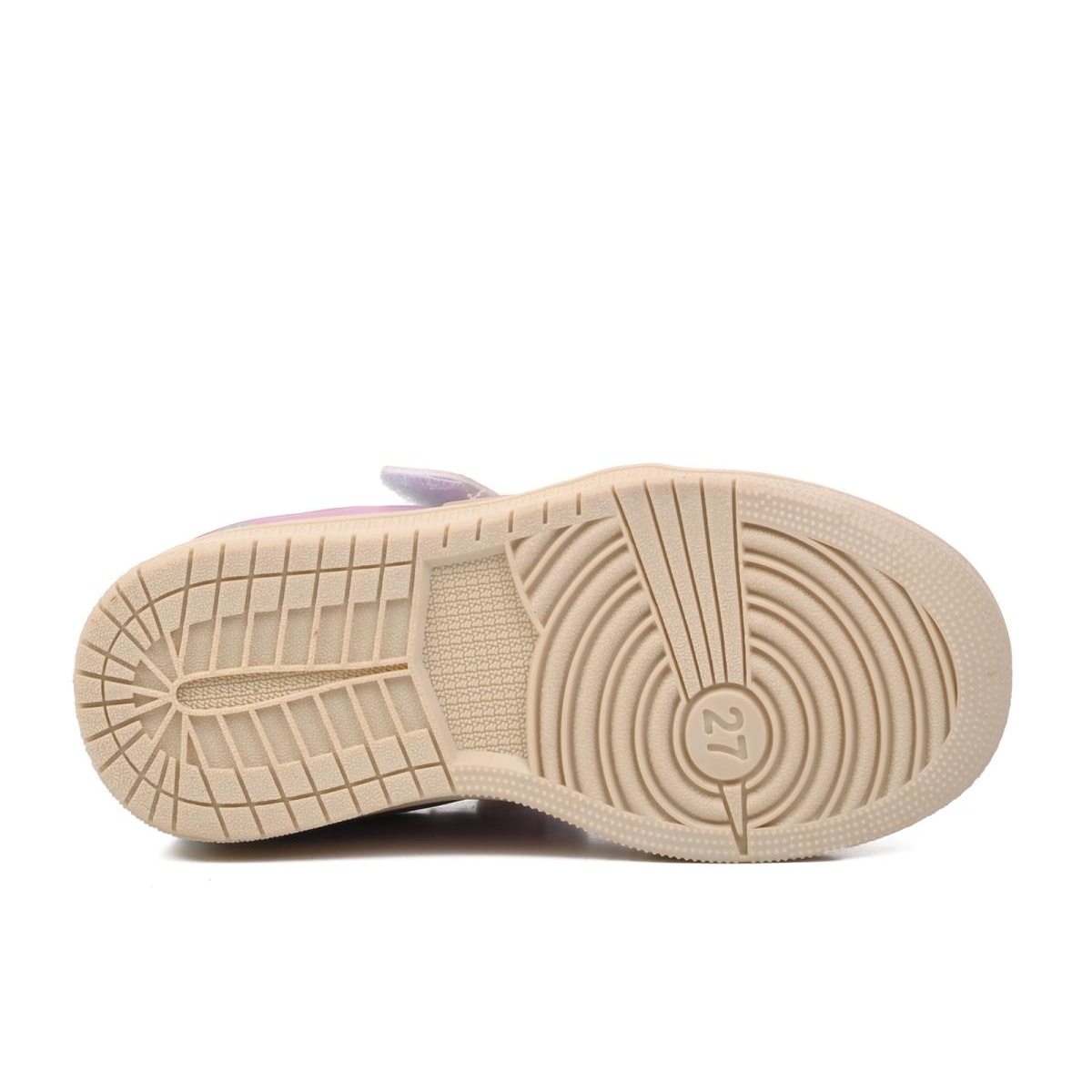 Sloga-P Bej-Lila-Yeşil Çocuk Spor Ayakkabı - Görsel 3