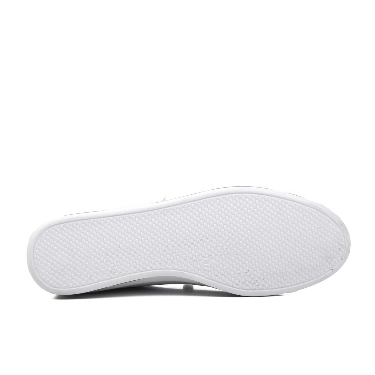 7876 Beyaz Hakiki Deri Kadın Günlük Ayakkabı - Görsel 3