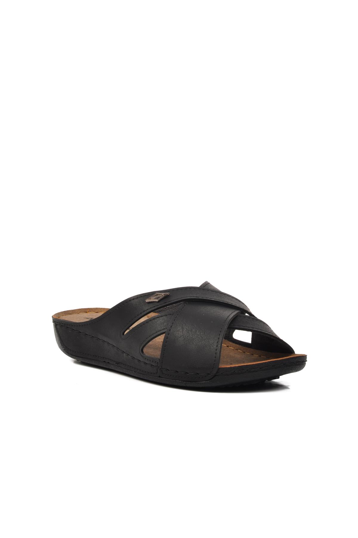 08-982 Siyah Kadın Terlik - Görsel 2