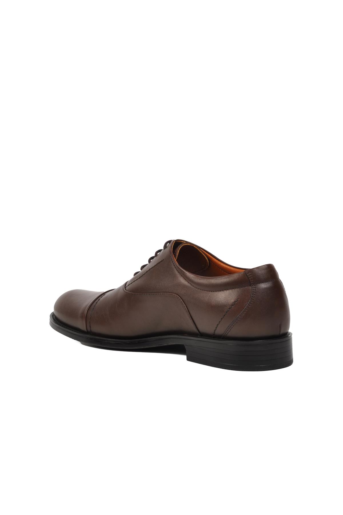 Premium 03259 Kahve Hakiki Deri Erkek Klasik Ayakkabı - Görsel 5