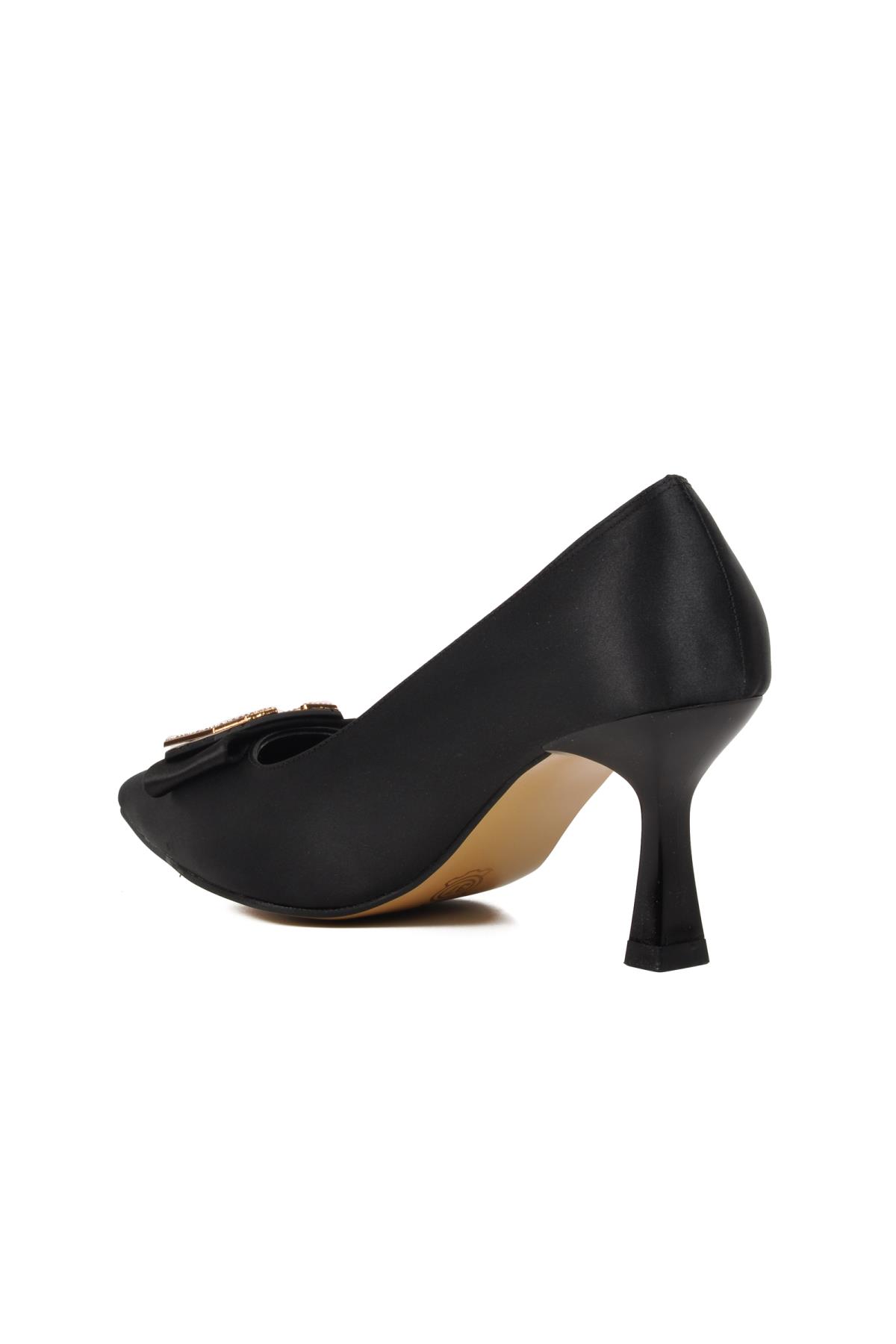 357088 Siyah Kadın Abiye Ayakkabı - Görsel 5