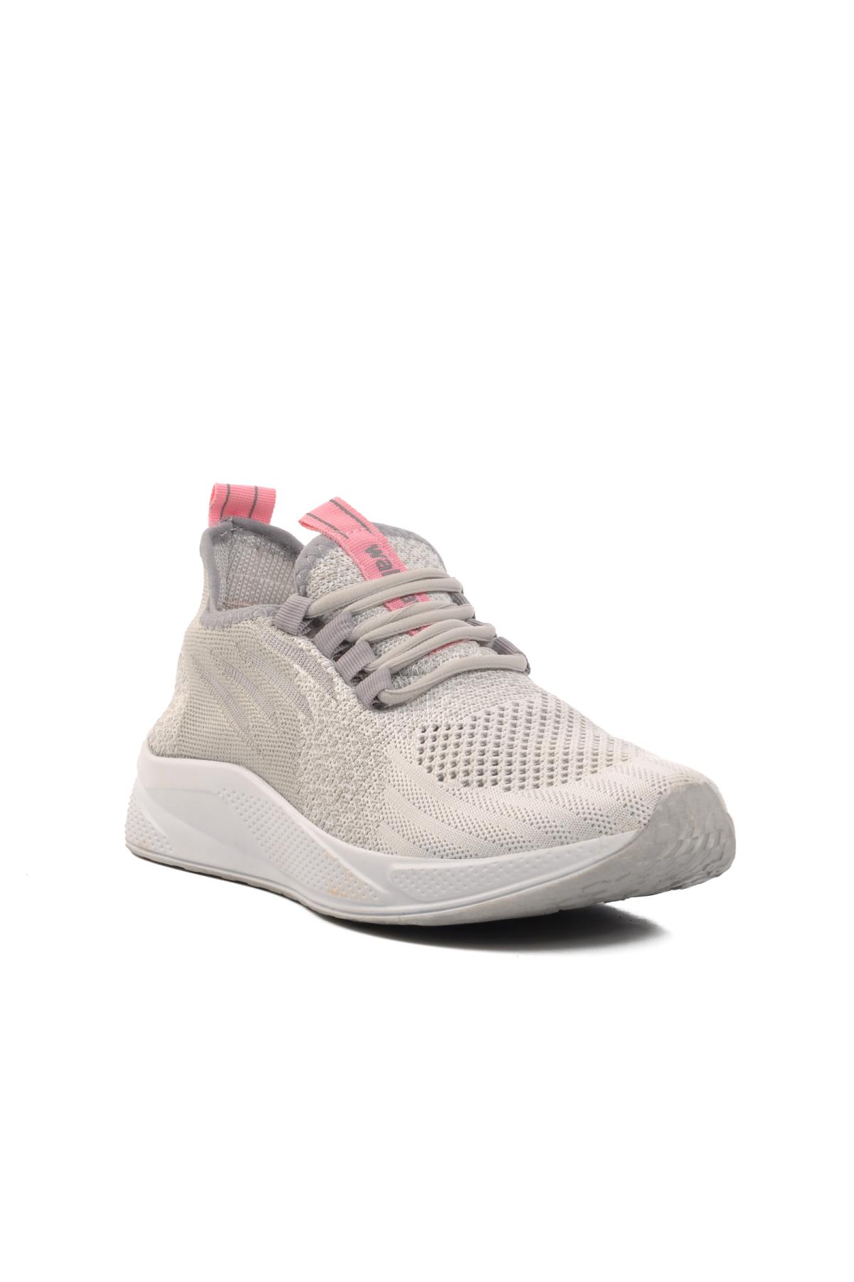 Ravello Buz-Pudra Fileli Unisex Spor Ayakkabı - Görsel 2