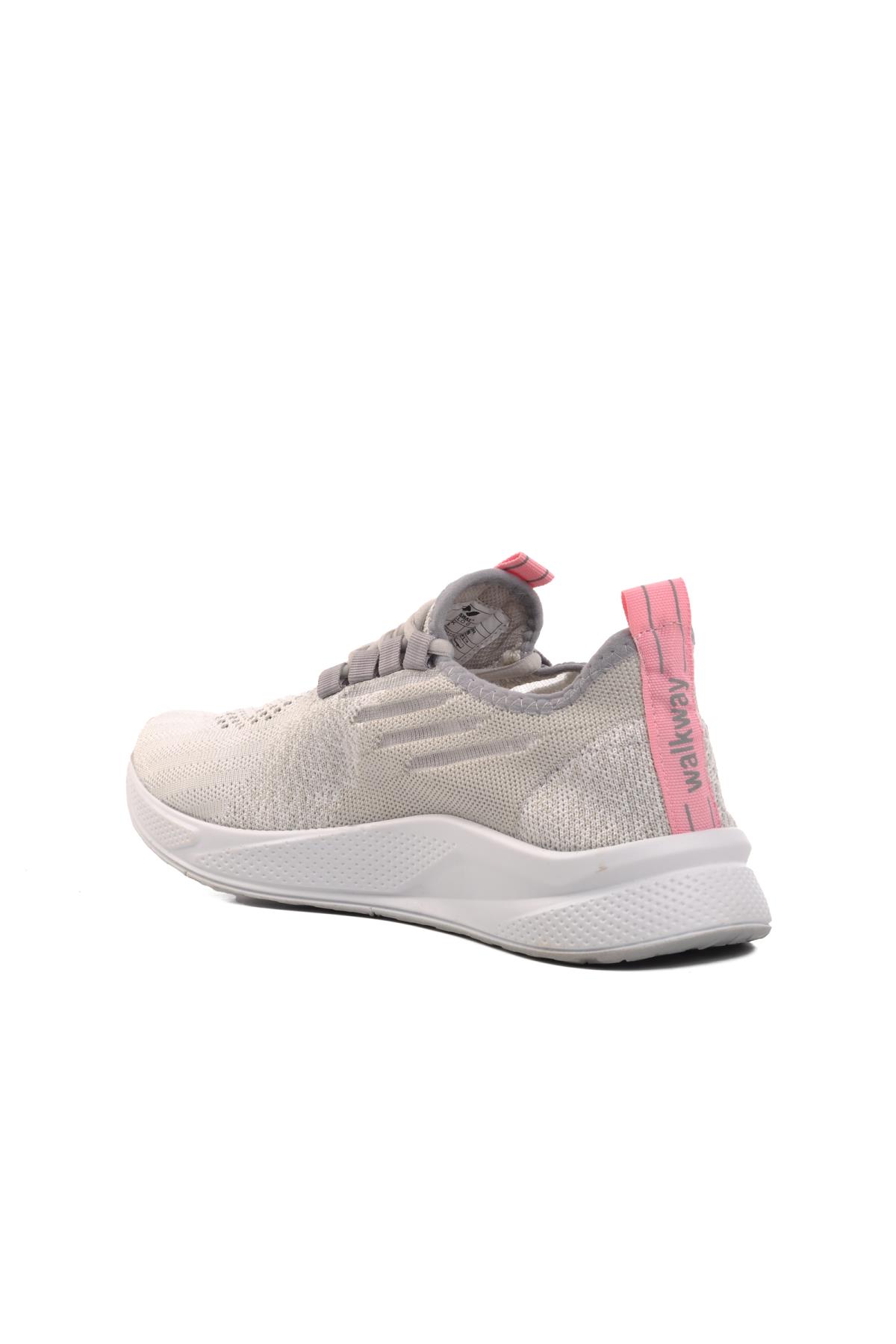 Ravello Buz-Pudra Fileli Unisex Spor Ayakkabı - Görsel 11