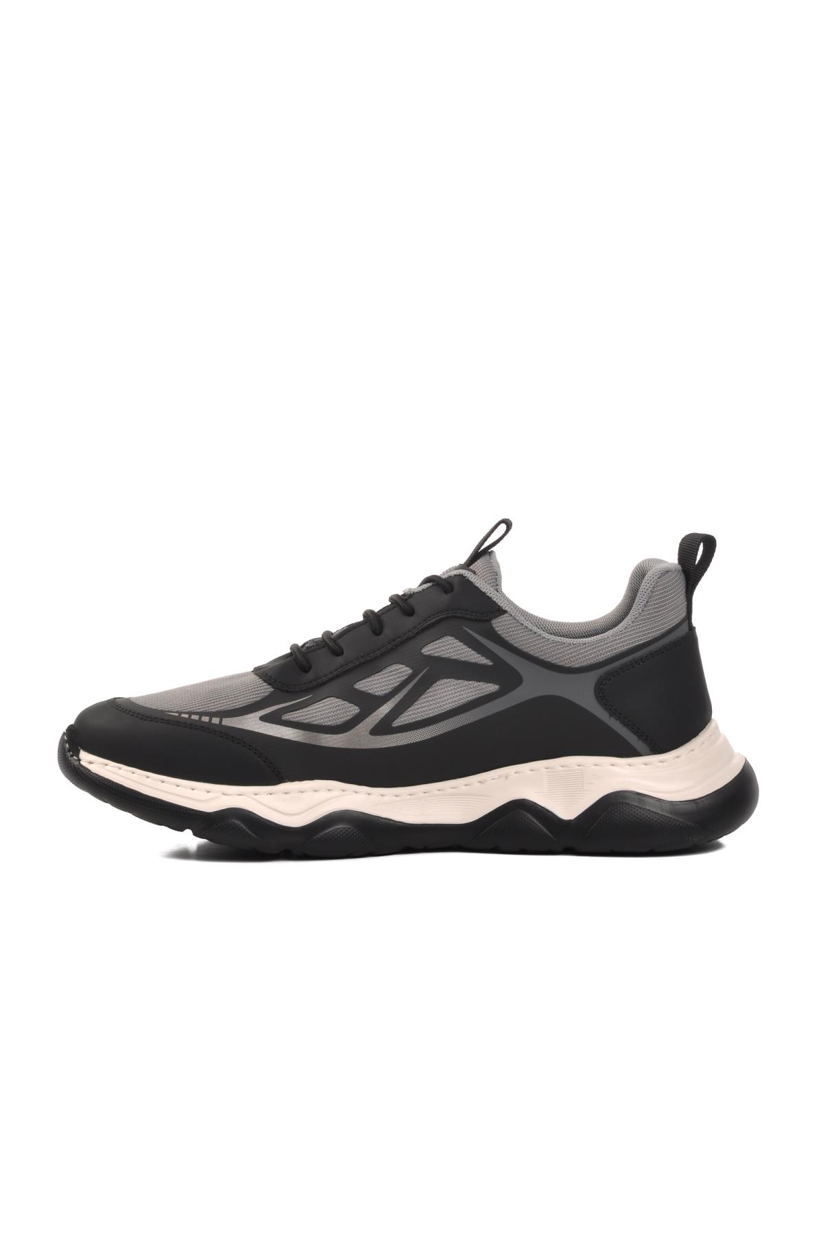 24K543 Gri Erkek Spor Ayakkabı - Görsel 4